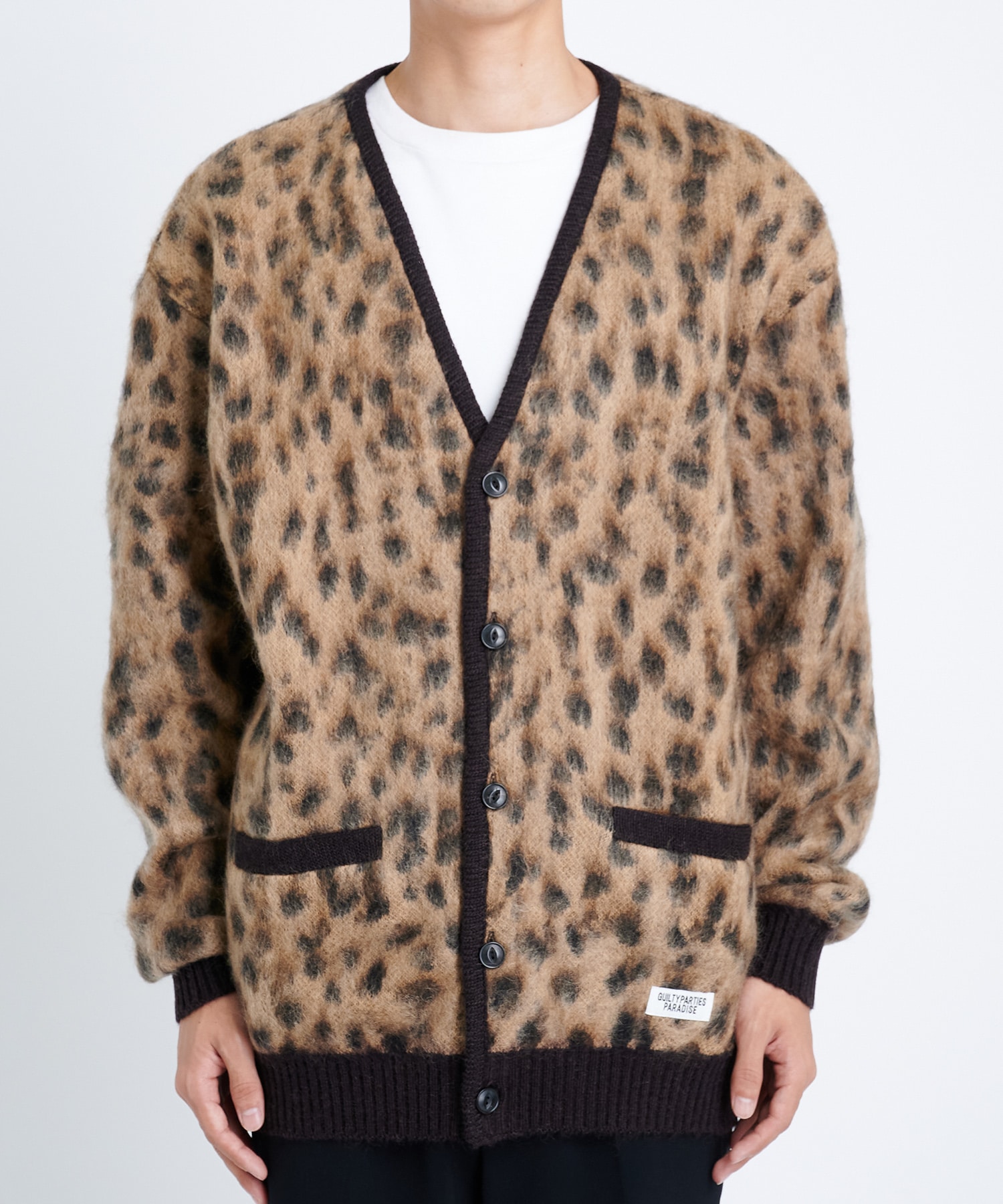 LEOPARD MOHAIR CARDIGAN ( TYPE-1 )｜WACKO MARIA