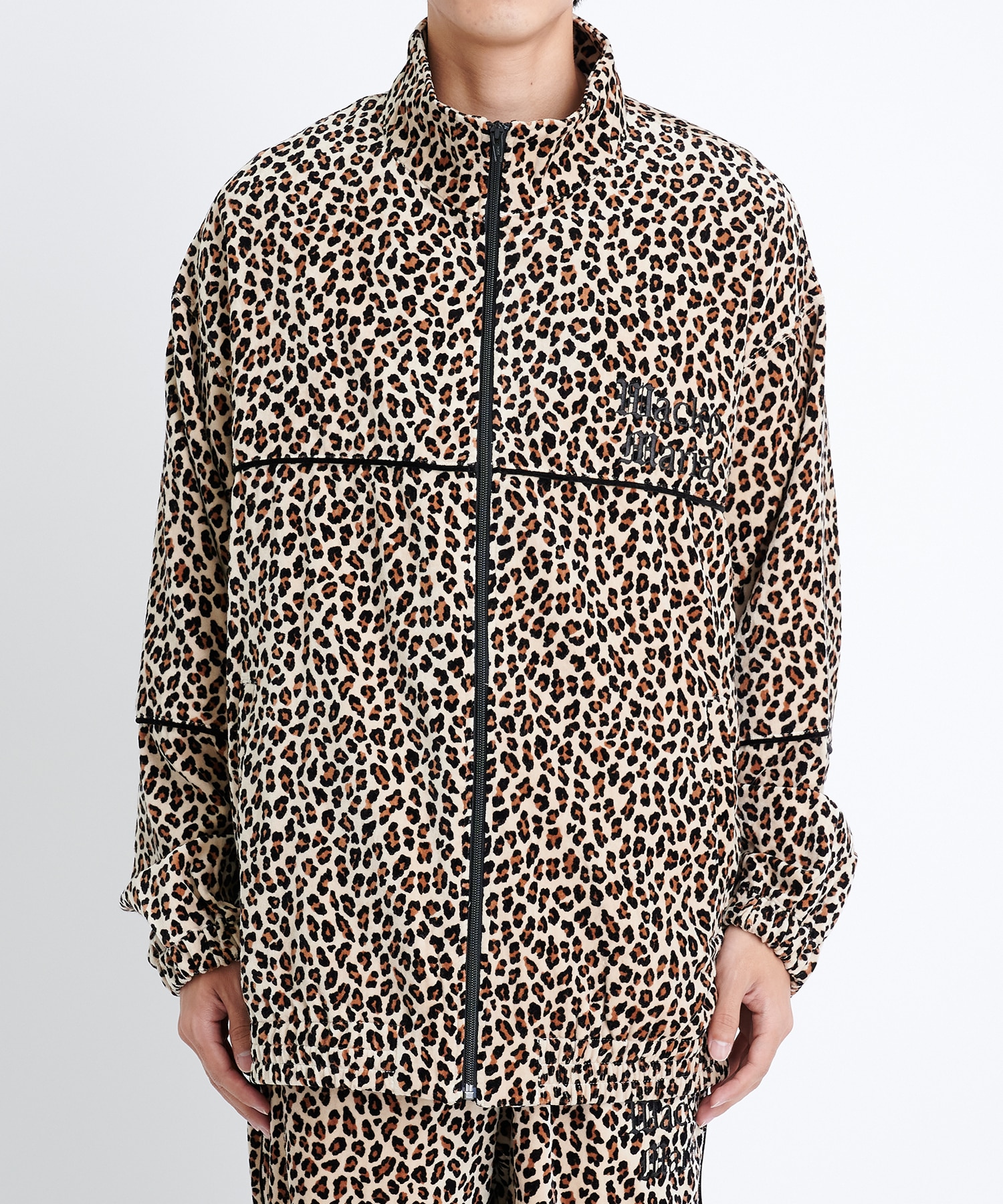 LEOPARD VELVET TRACK JACKET｜WACKO MARIA