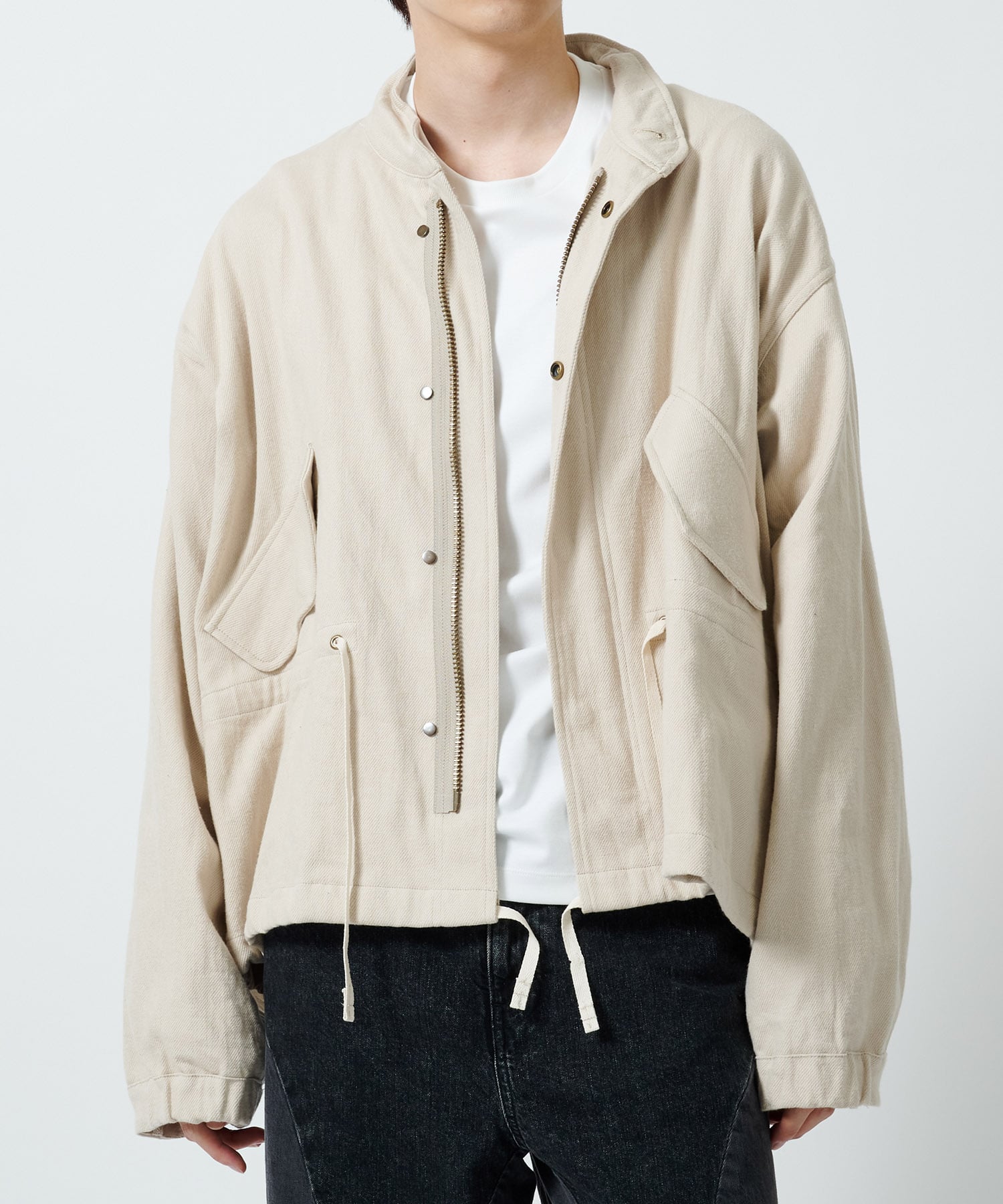 COTTON KERSEY M-65 SHORT JACKET Name.