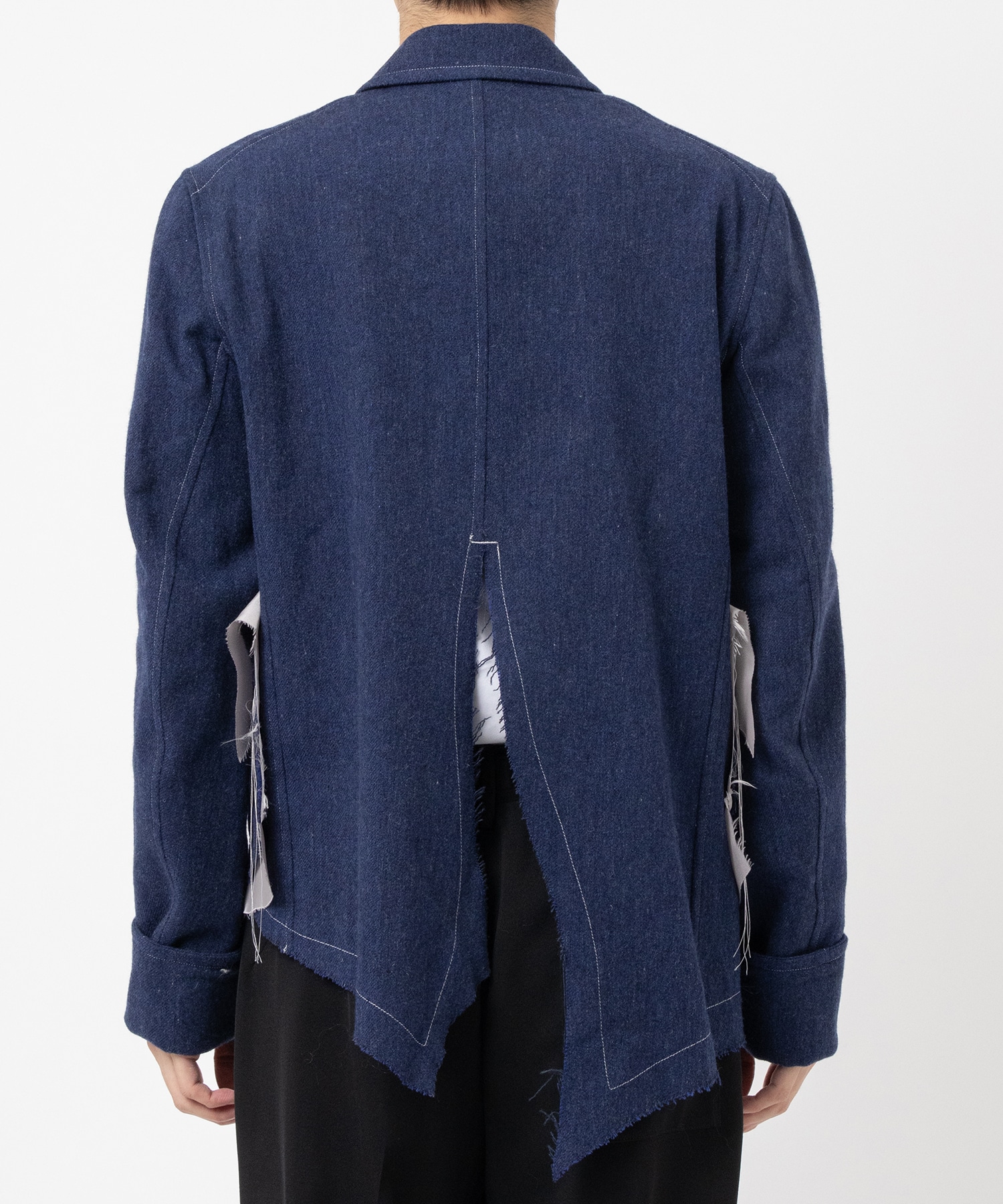 WOOL-DENIM LONG SLEEVE JACKET sulvam