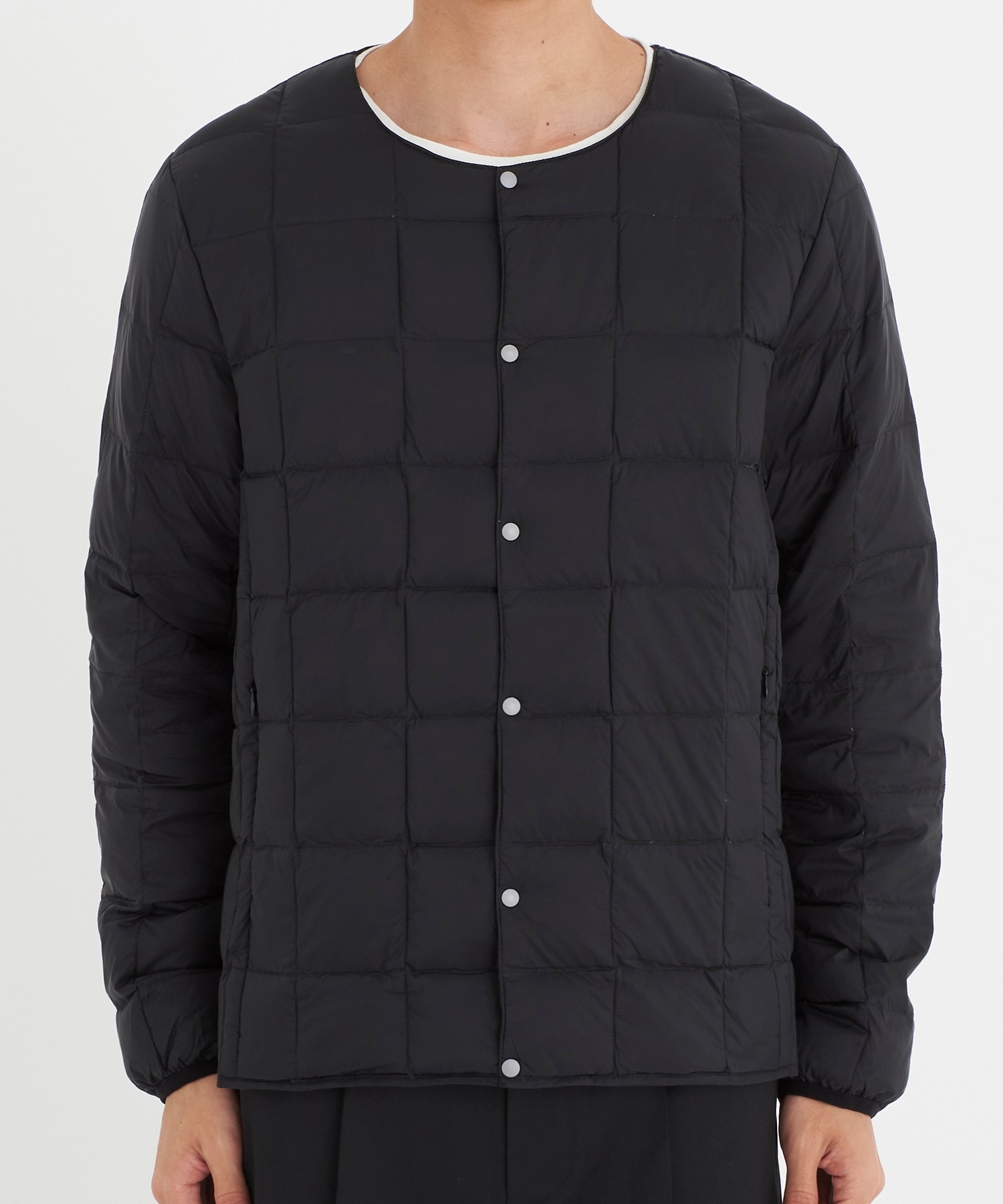 CREW NECK BUTTON DOWN JKT TAION/TAION EXTRA