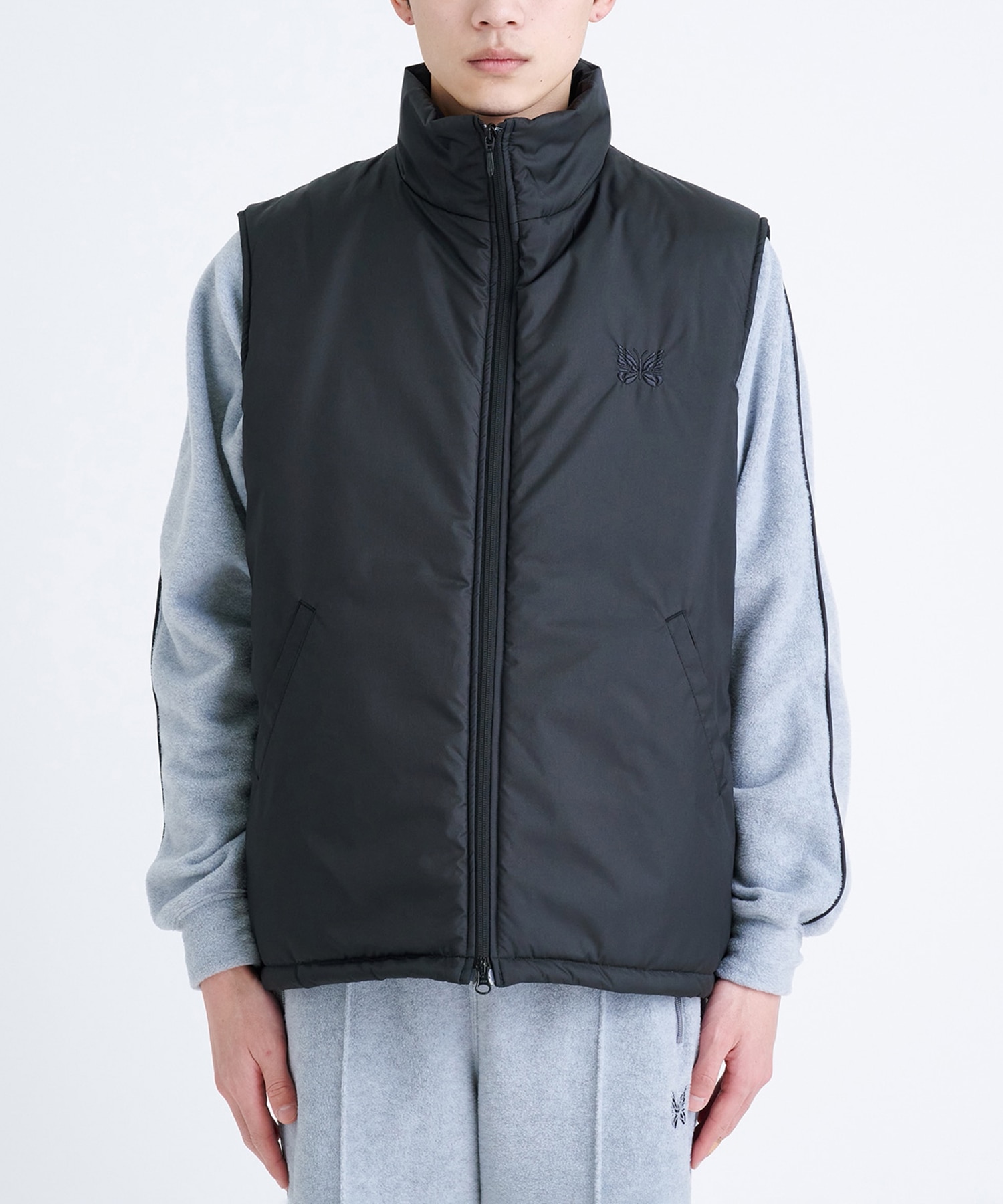 NEEDLES ニードルズ STUDIOUS限定 Padded Vest手洗い可能な中綿素材