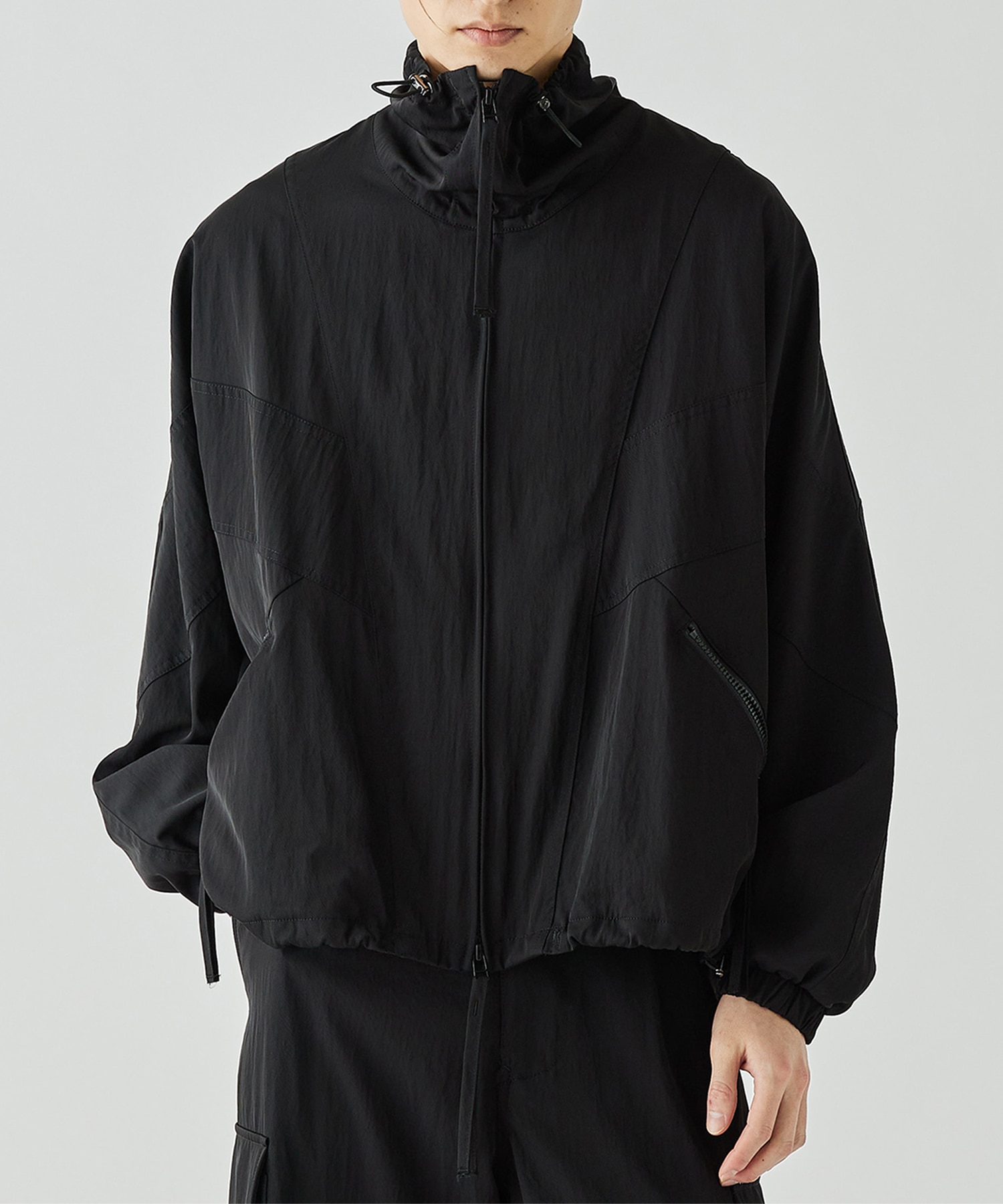 EX.ZIP Stand Collar Blouson