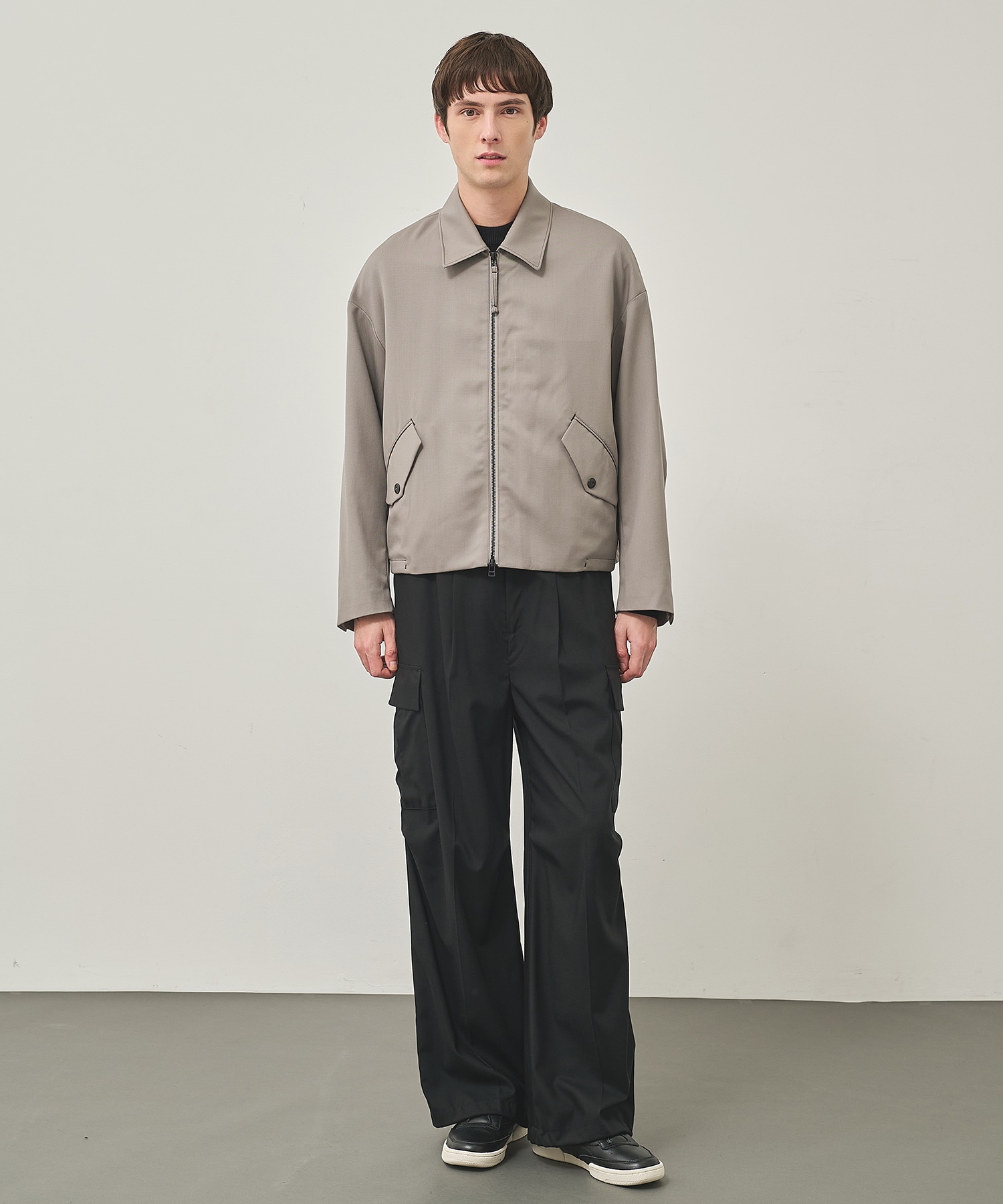 NO SEASON WASHABLEWOOL BLOUSON			 STUDIOUS