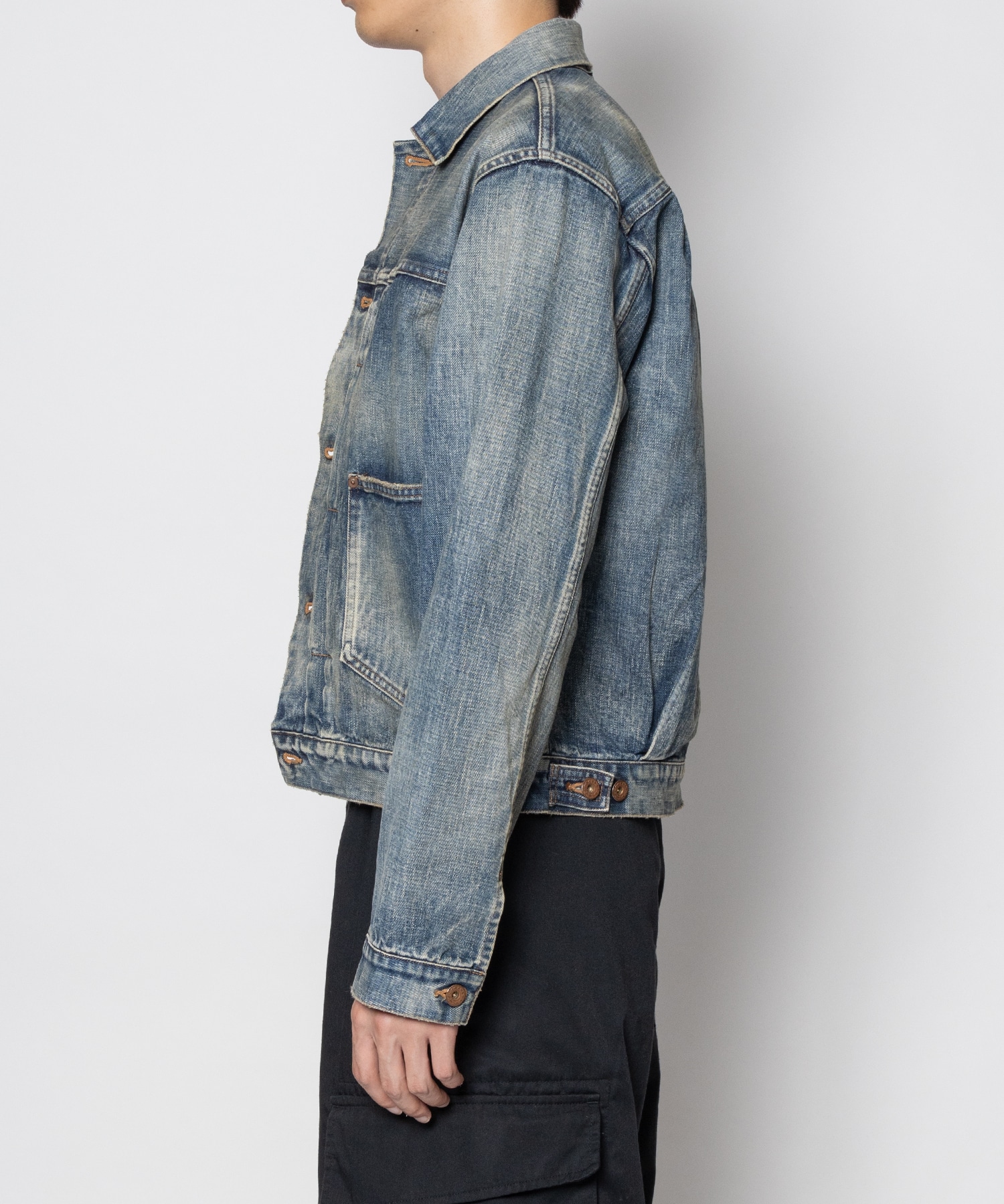 FADED MODERN DENIM JACKET SUGARHILL