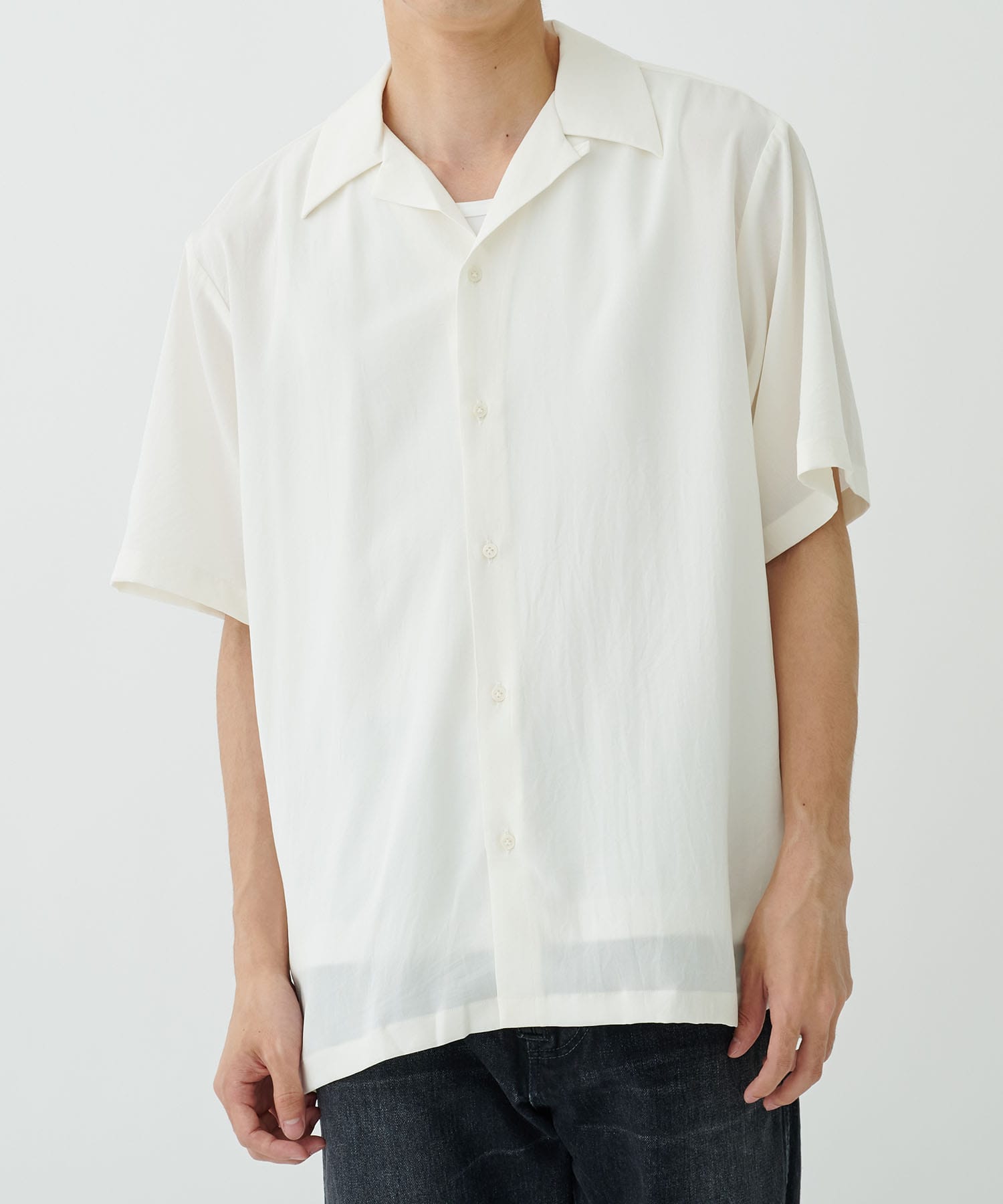 OPEN COLLAR S/S SHIRT RAINMAKER