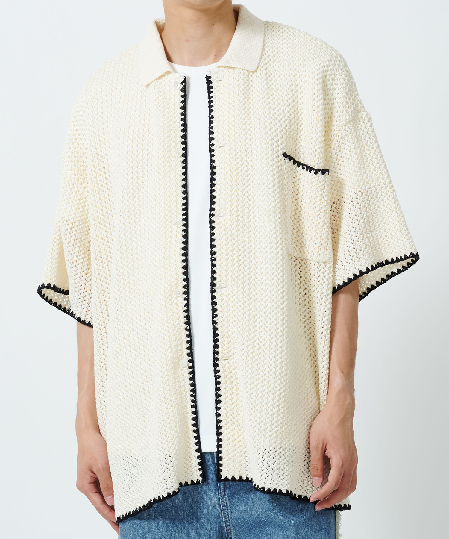 SHELL STITCH MESH KNIT SHIRTS DISCOVERED