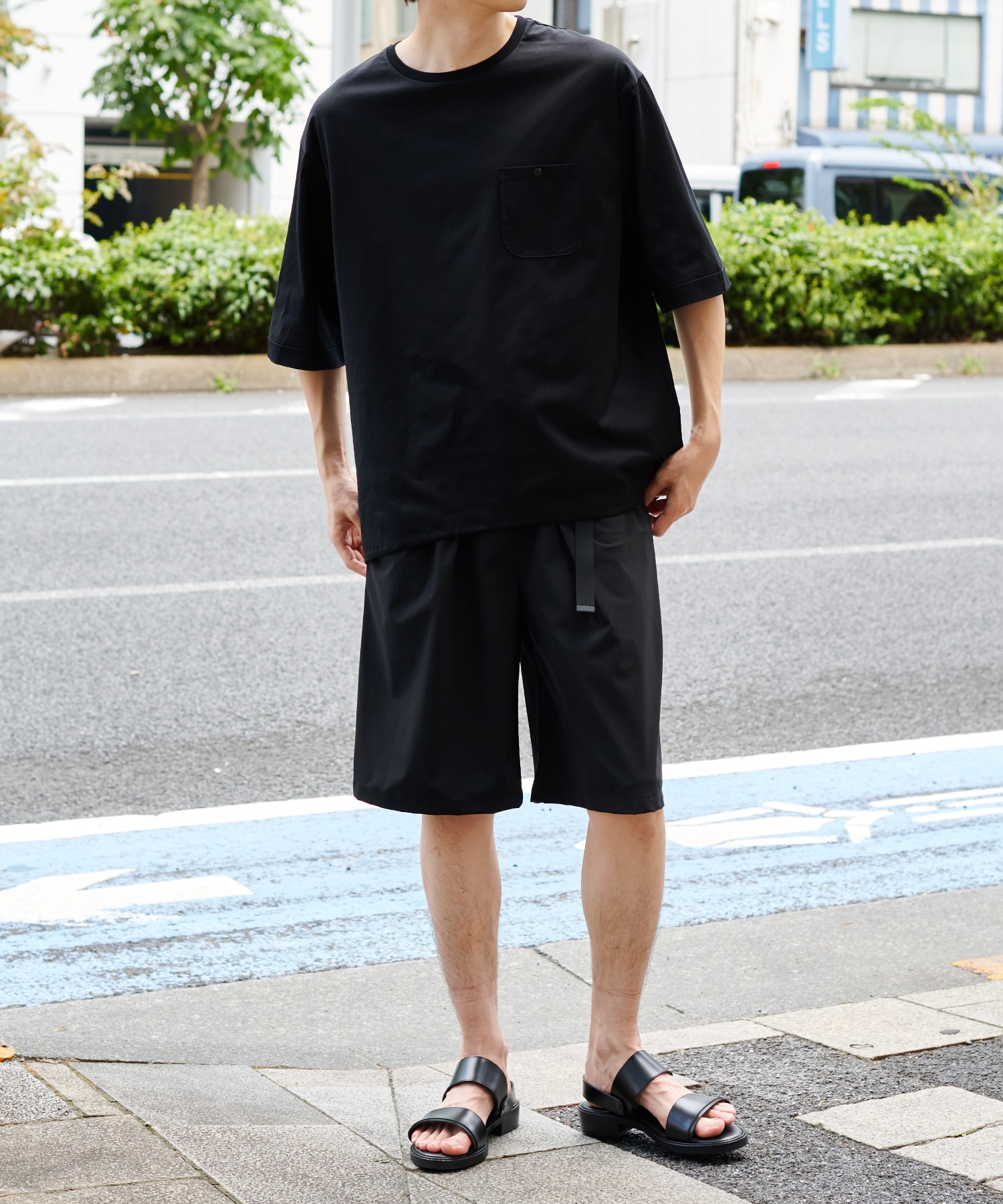 〈STUDIOUS×PUBLIC TOKYO〉ビューティーコットンコードTEE STUDIOUS