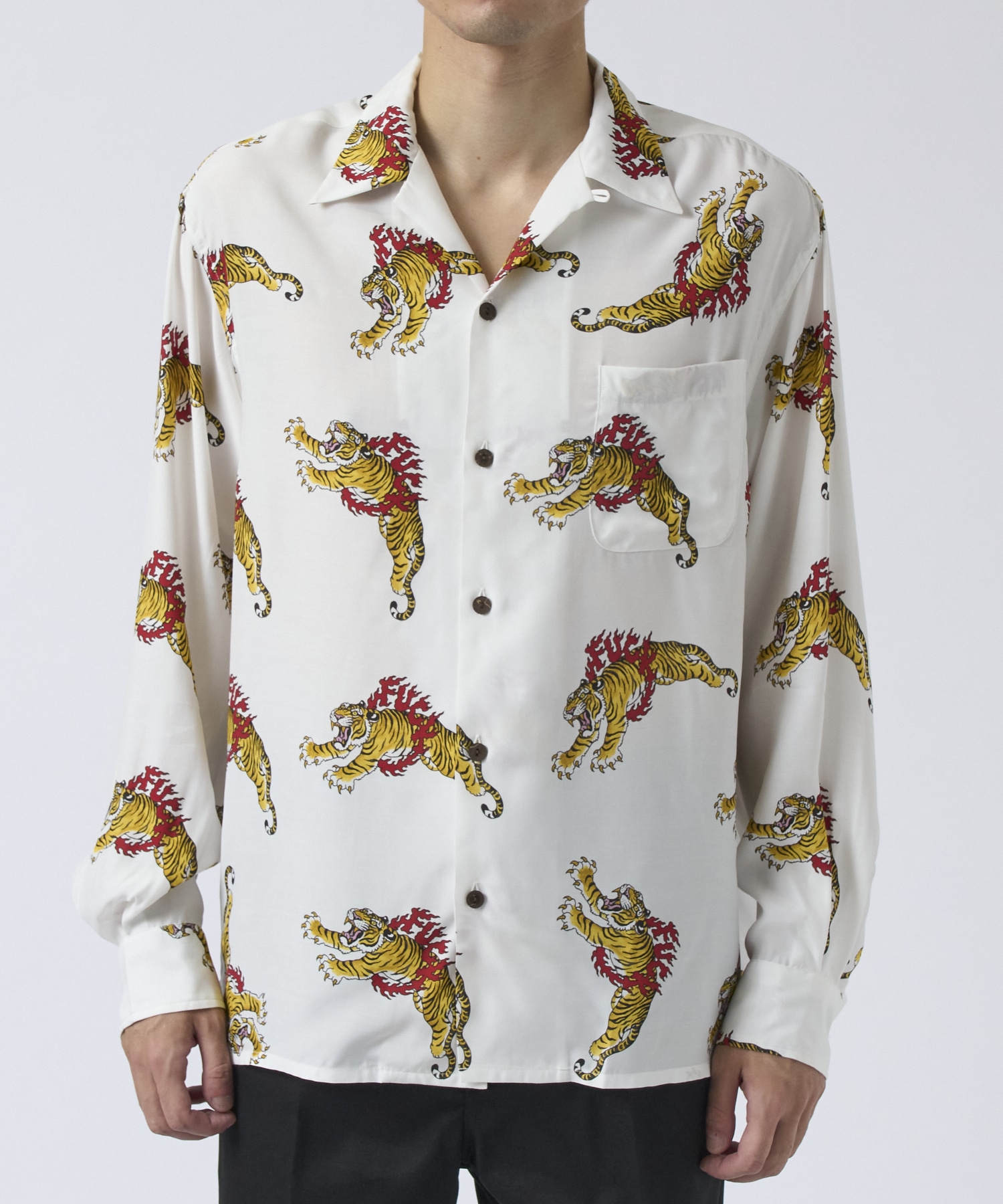 TIM LEHI / HAWAIIAN SHIRT L/S WACKO MARIA