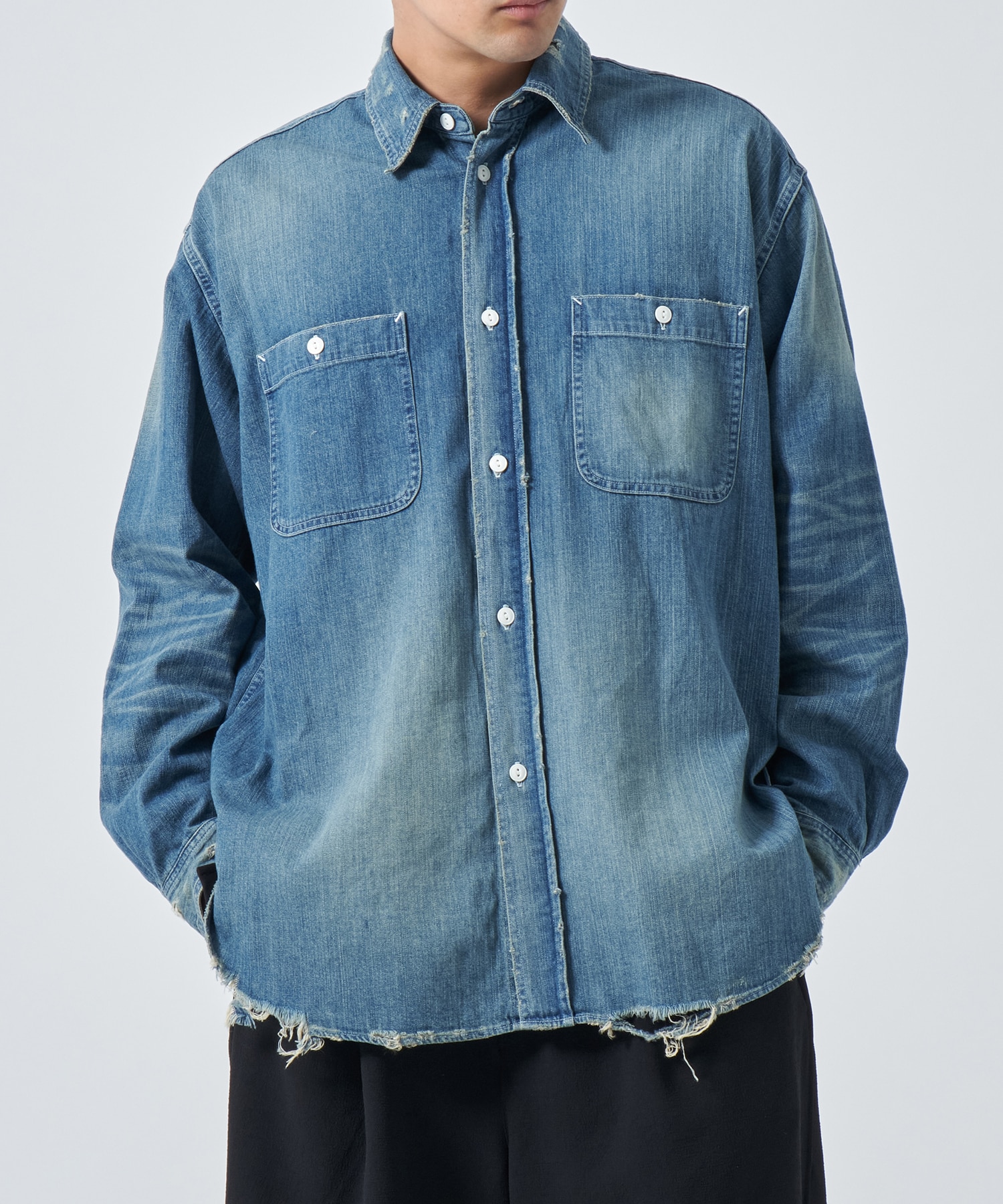 〈別注〉DAMAGE SHIRT MARKAWARE/marka