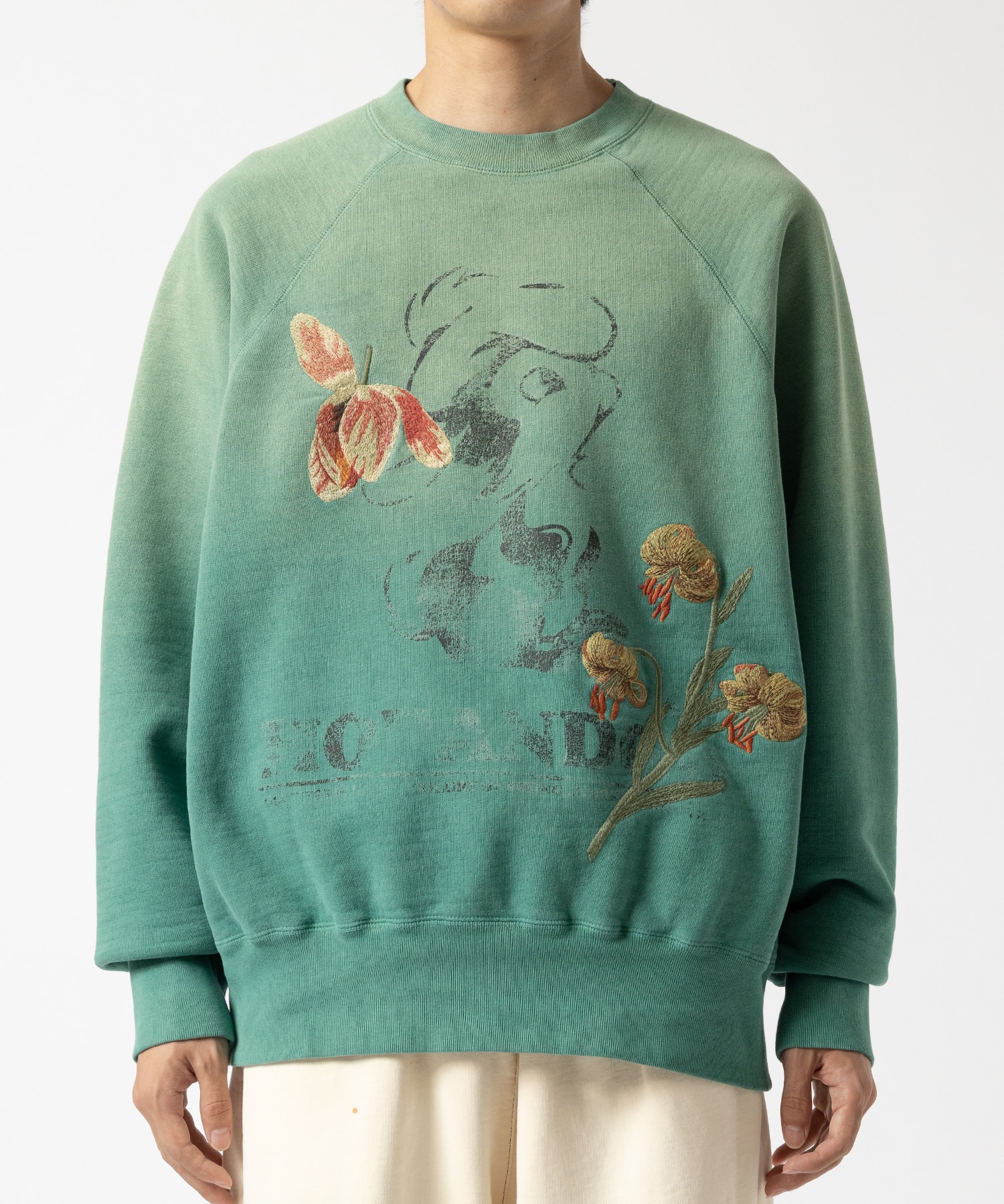 Vintage finished sweatshirt KHOKI