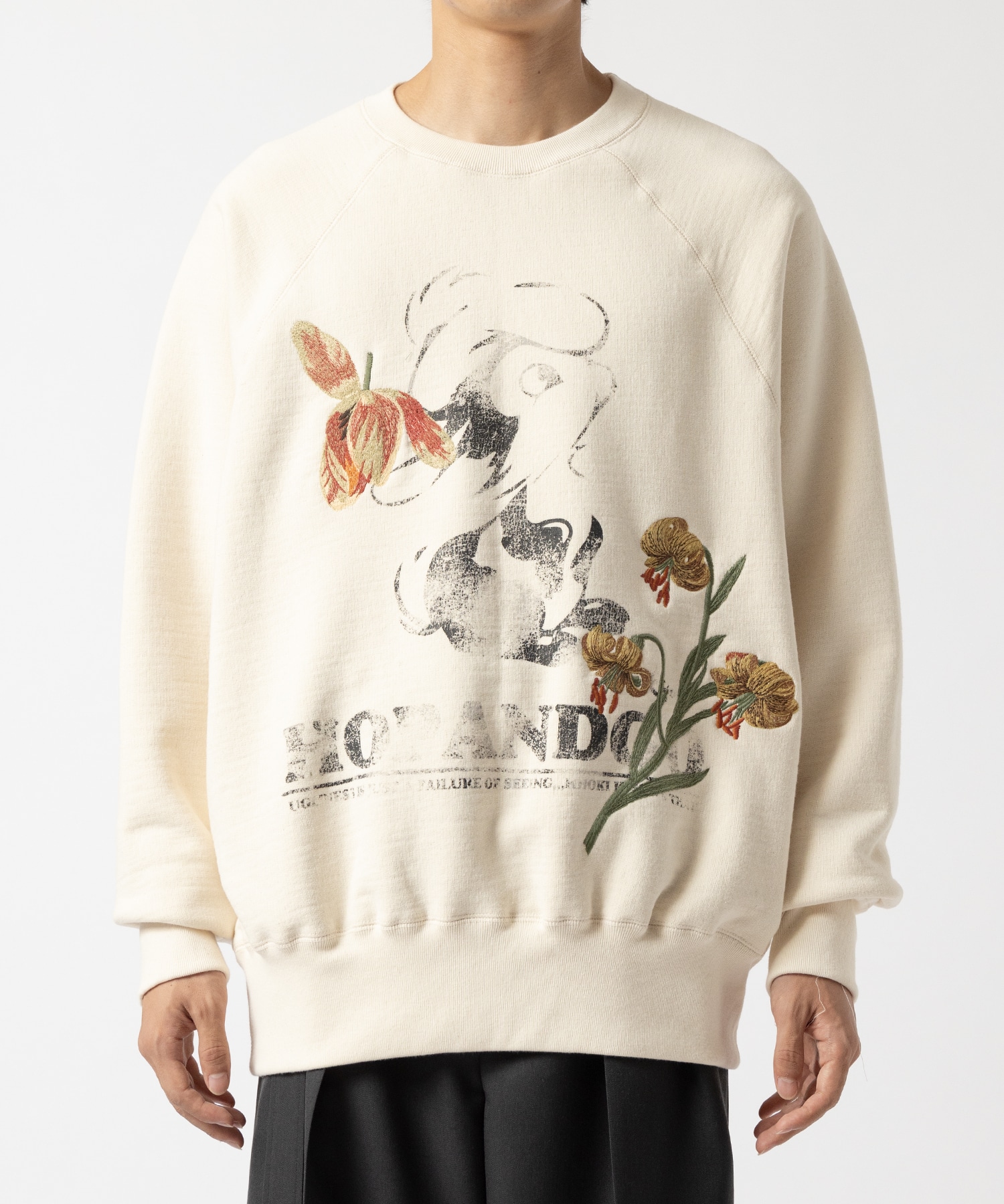 Vintage finished sweatshirt KHOKI