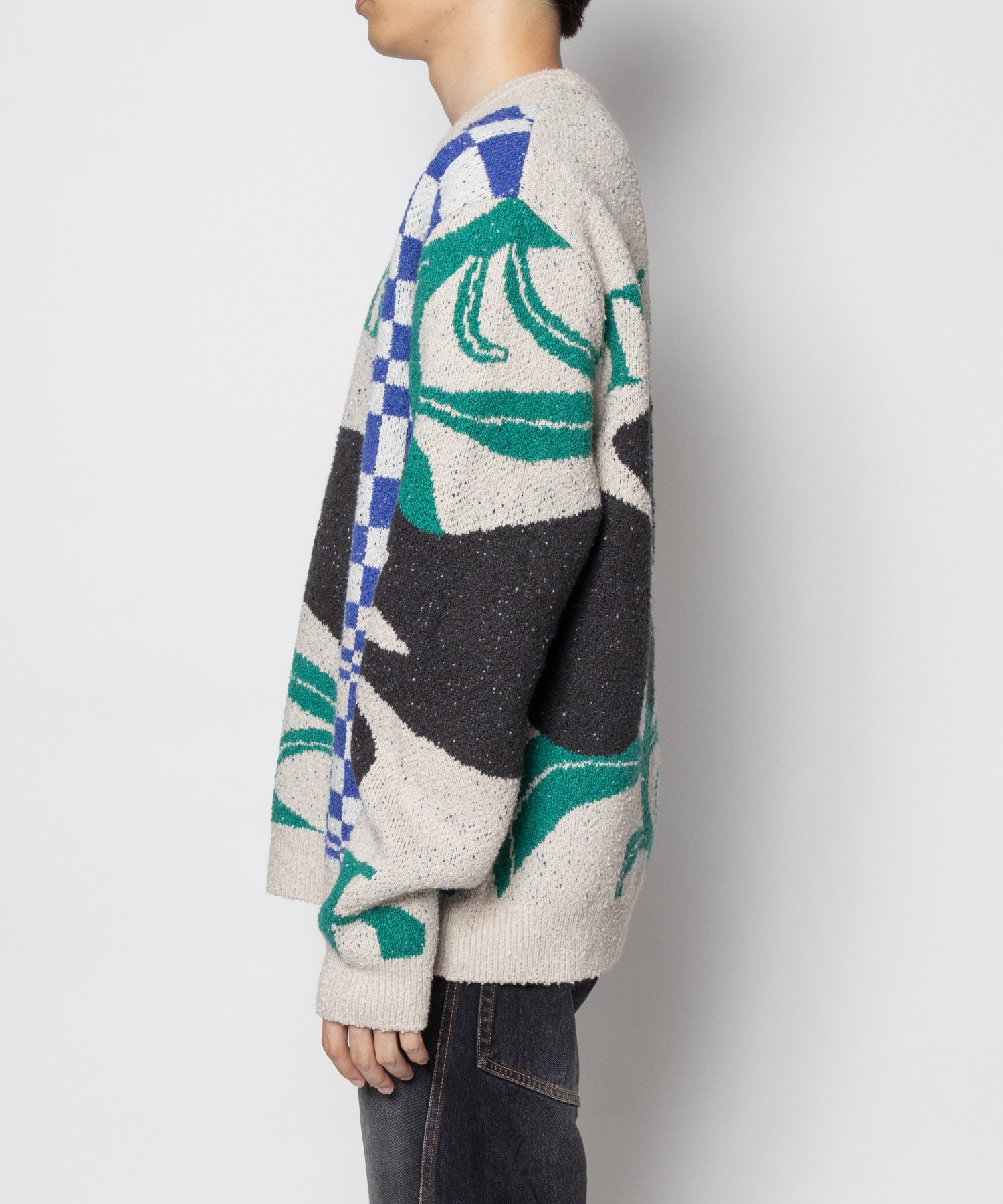 Intarsia-knit jumper KHOKI