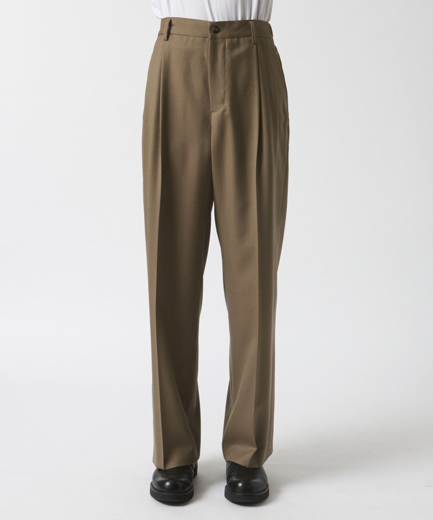 TWO TUCKS WIDE TROUSERS IRENISA