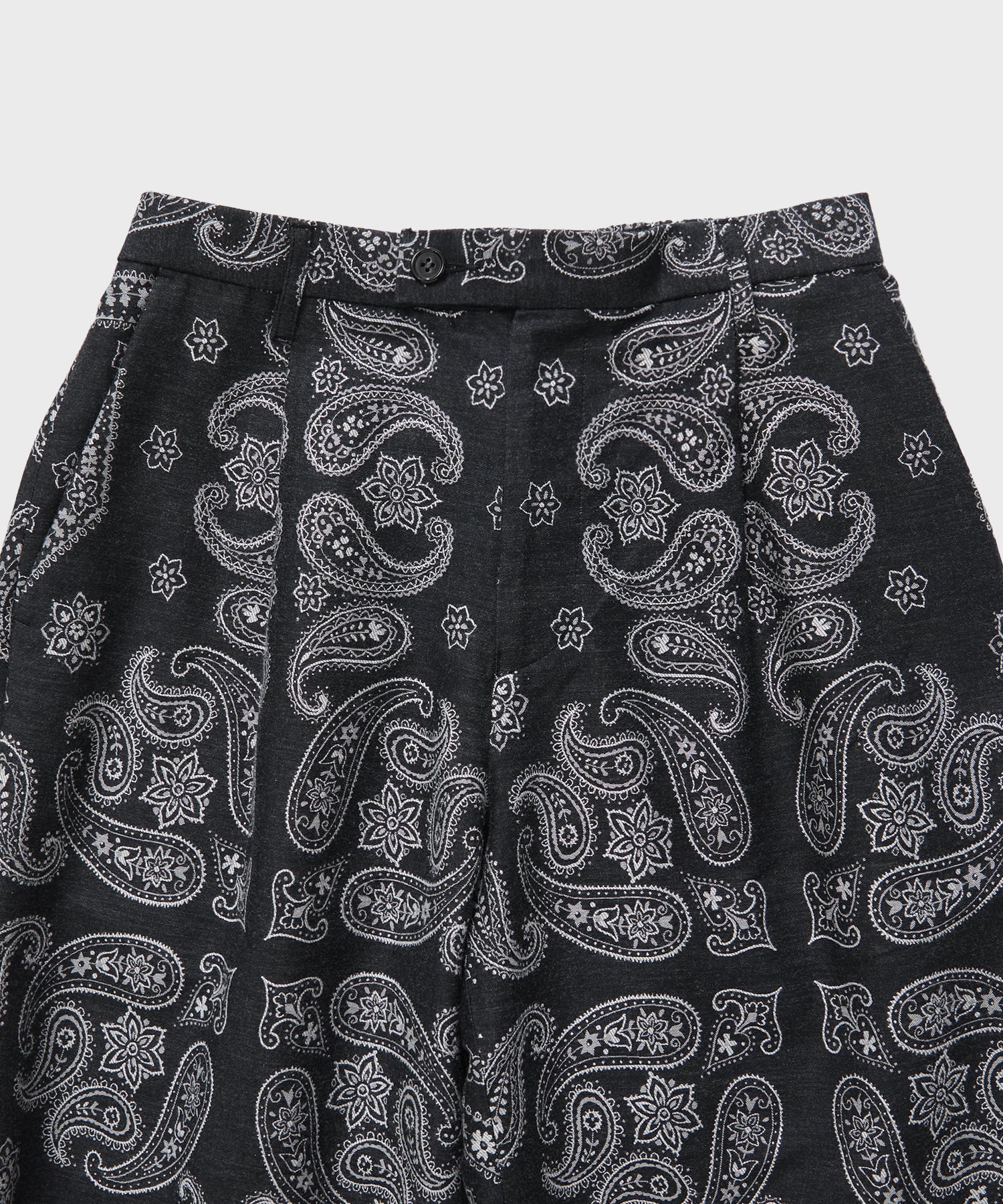 Wide utility trouser -Bandana Jacquard superNova.