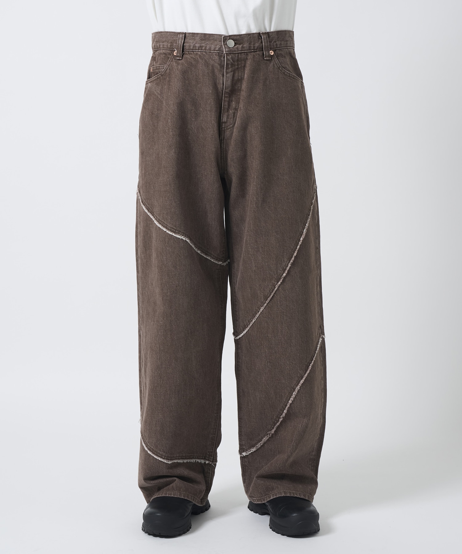 COLOR　DISTORETED　DENIM　PANTS JieDa