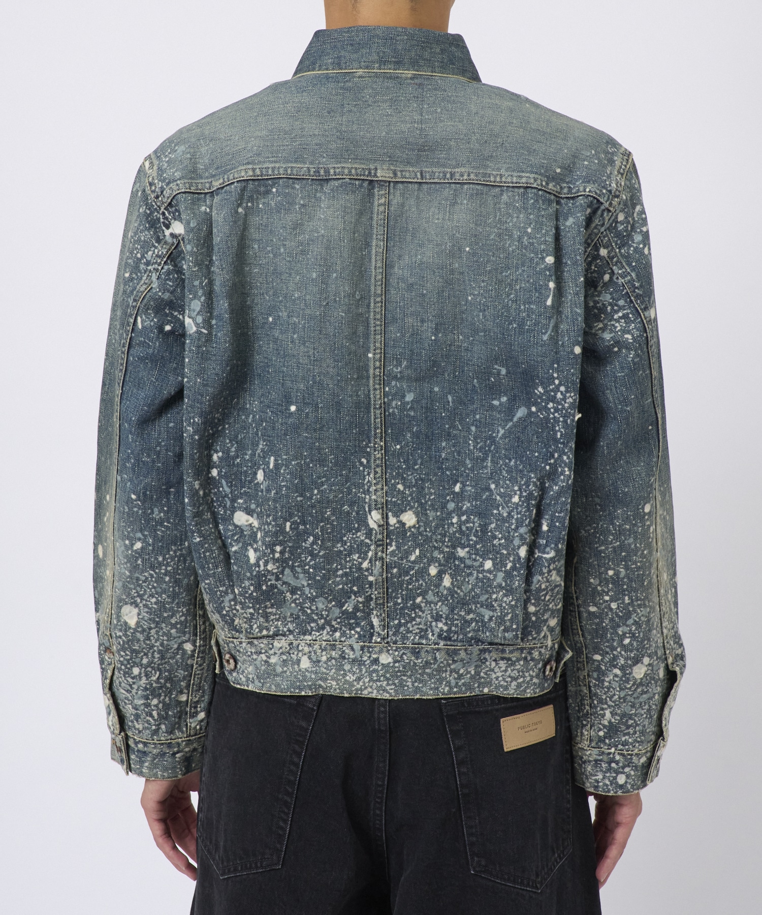 MOLDED DENIM JACKET SUGARHILL