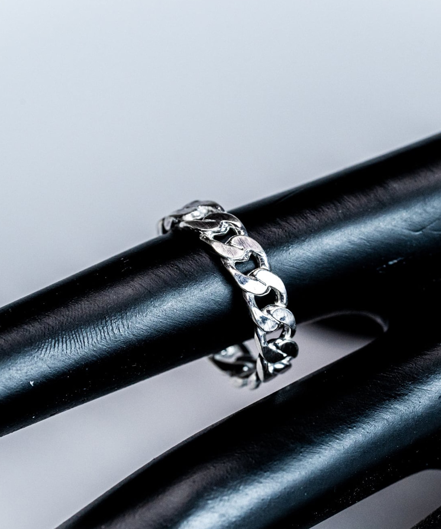 R-048 Gourmette(グルメット) Chain ring S WAKAN SILVER SMITH