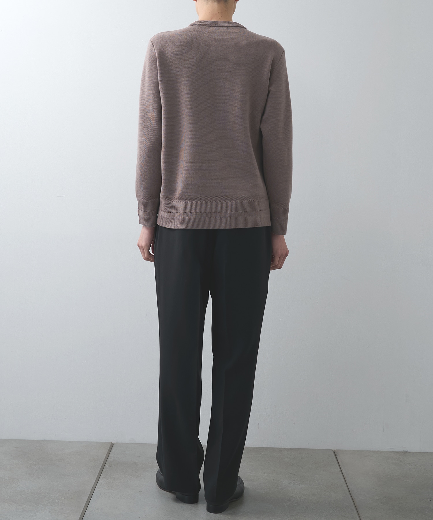 新・奇跡のクルーネックニット WRAPINKNOT