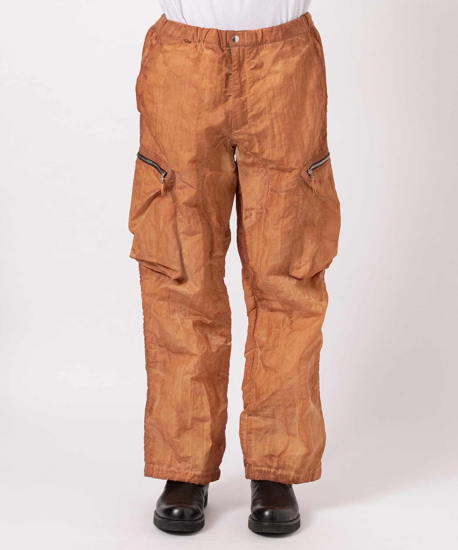 GARMENT DYED NYLON  CARGO TROUSERS NULABEL CM1YOK42