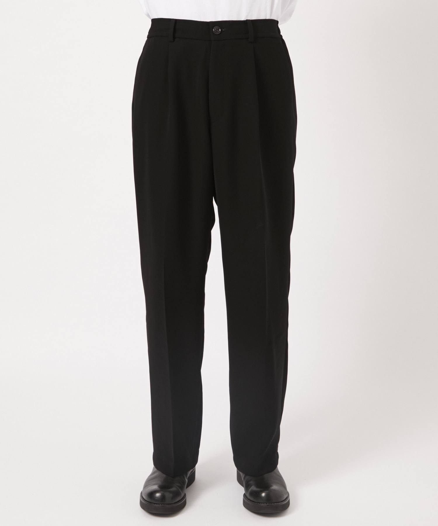 WIDE TAPERED EASY SLACKS N.HOOLYWOOD