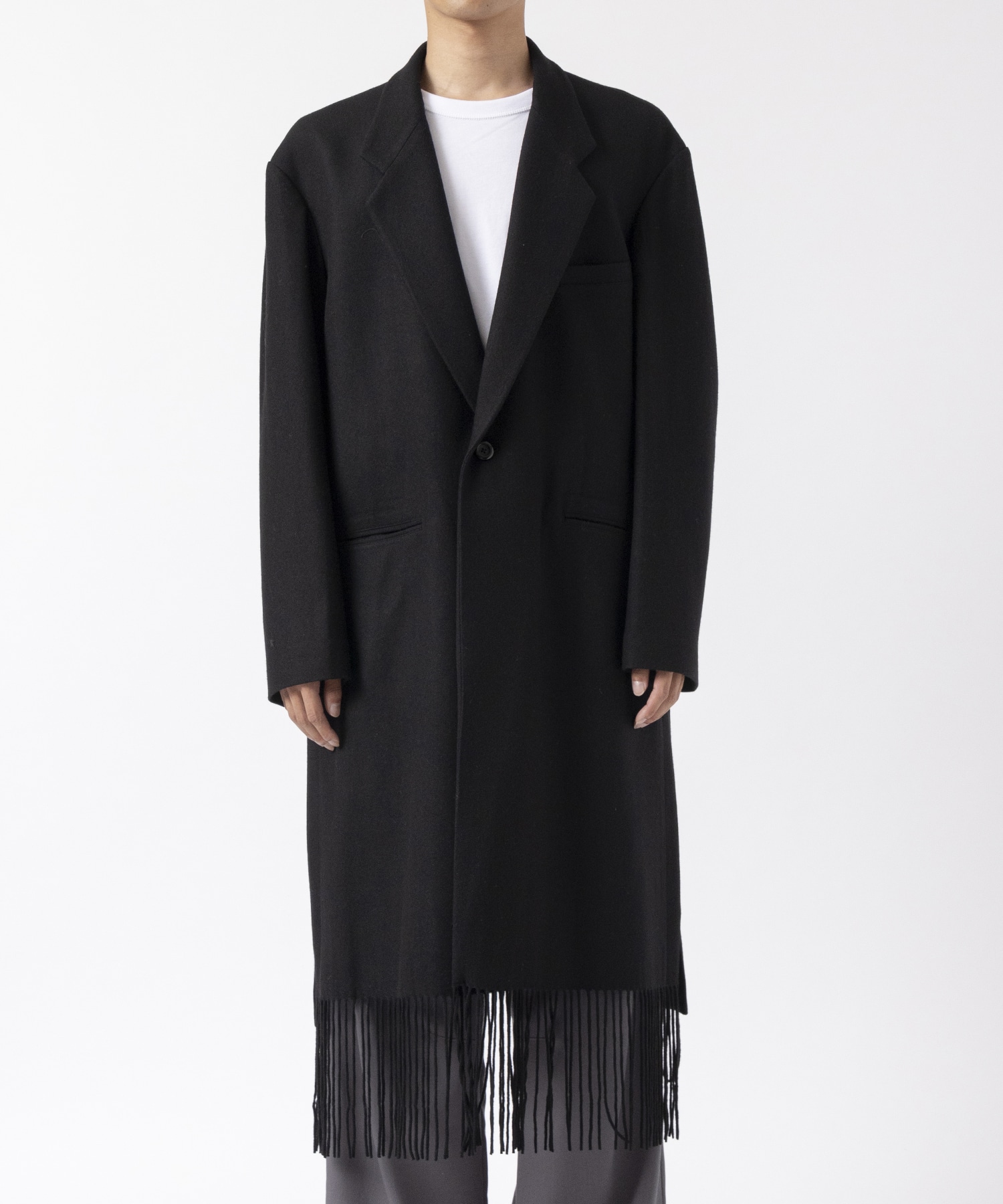 Side Slit Fringe Long JKT UJOH HOMME