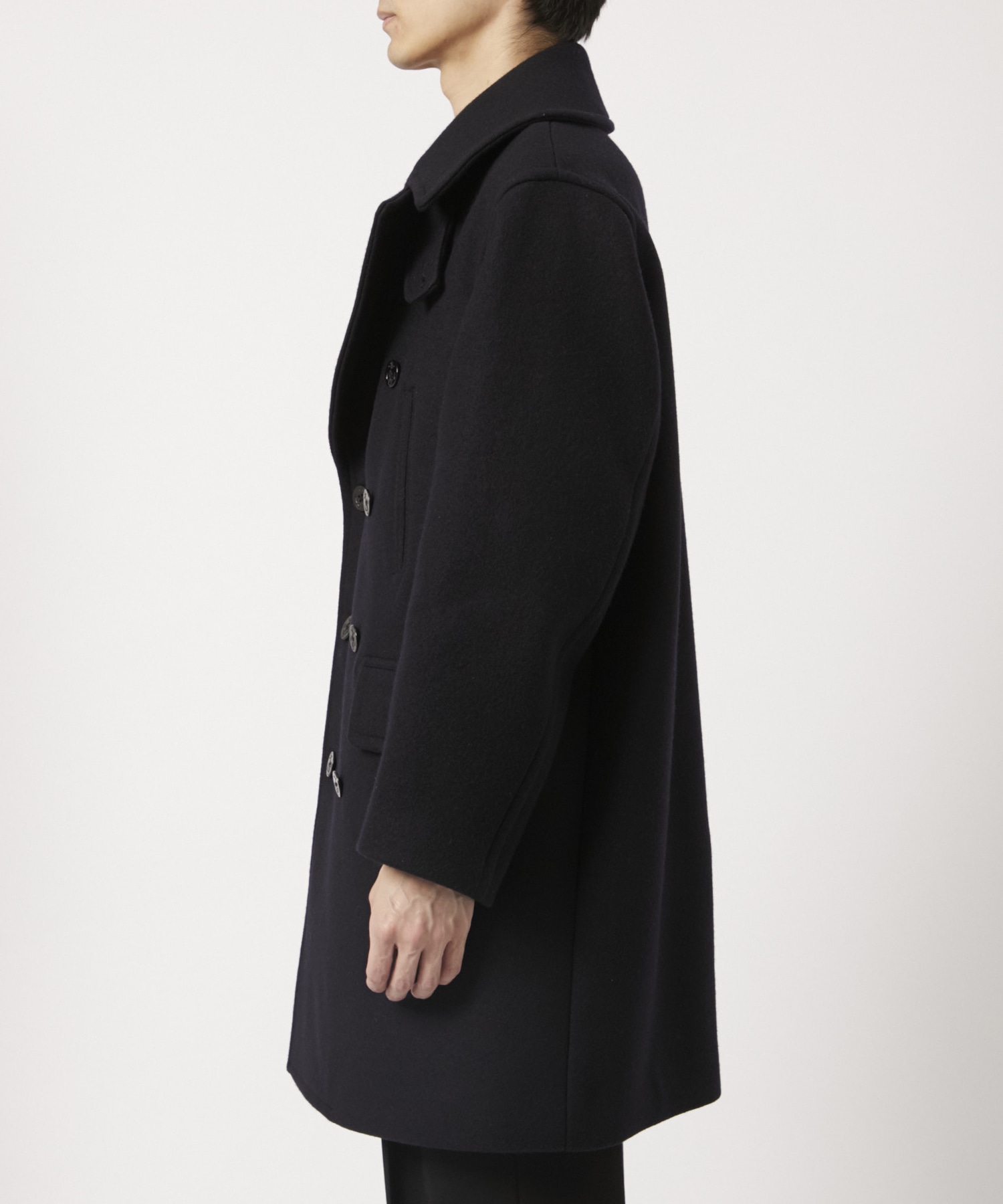 Wool Melton 10B Pea Coat 