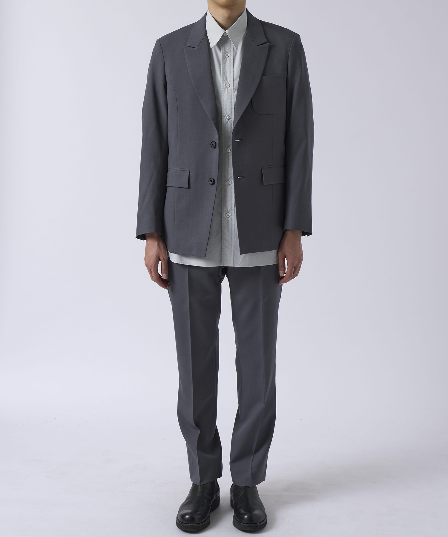 Water-repellent Wool Tailored Jacket MATSUFUJI