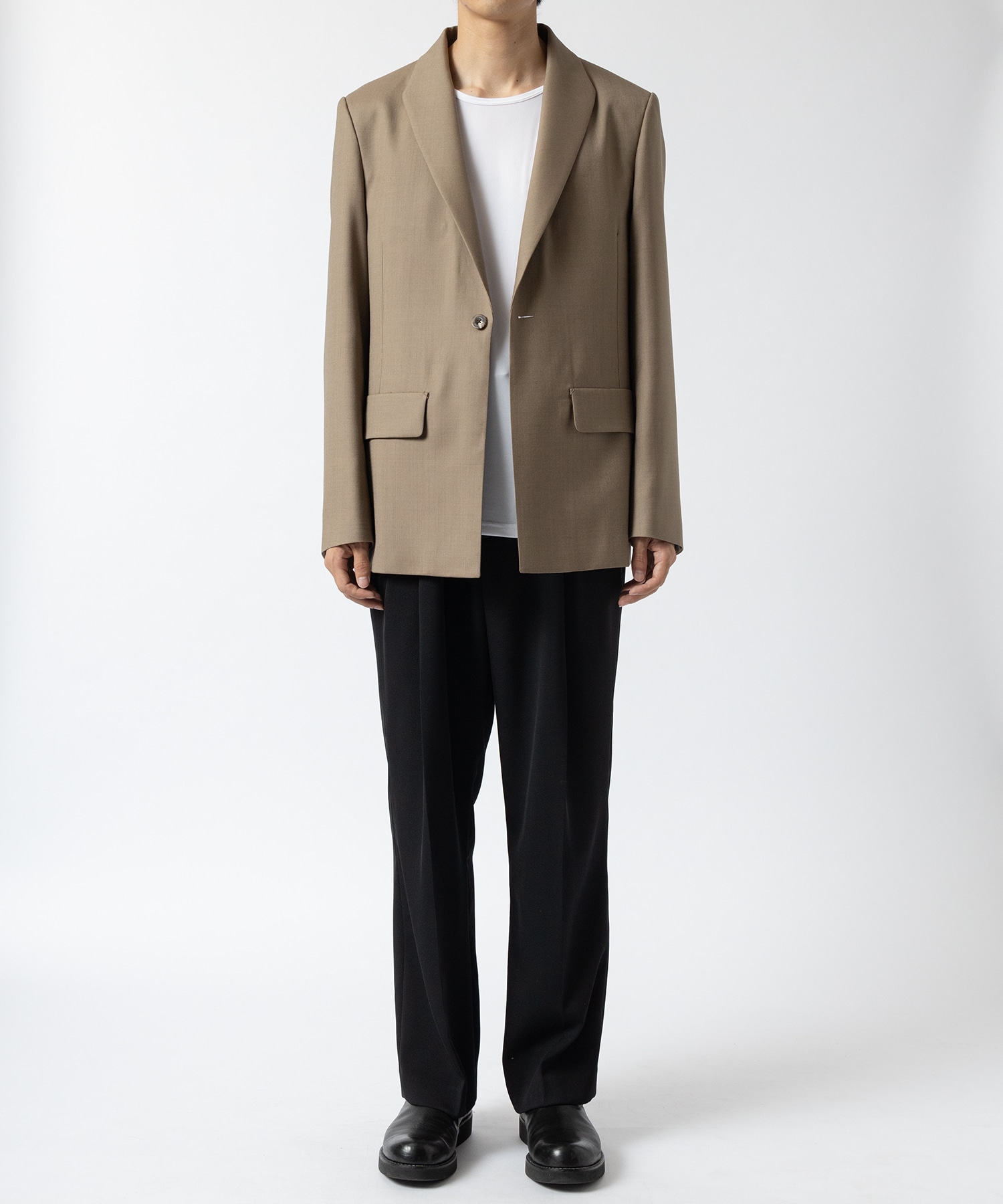 MODIFIED SHAWL COLLAR JACKET IRENISA