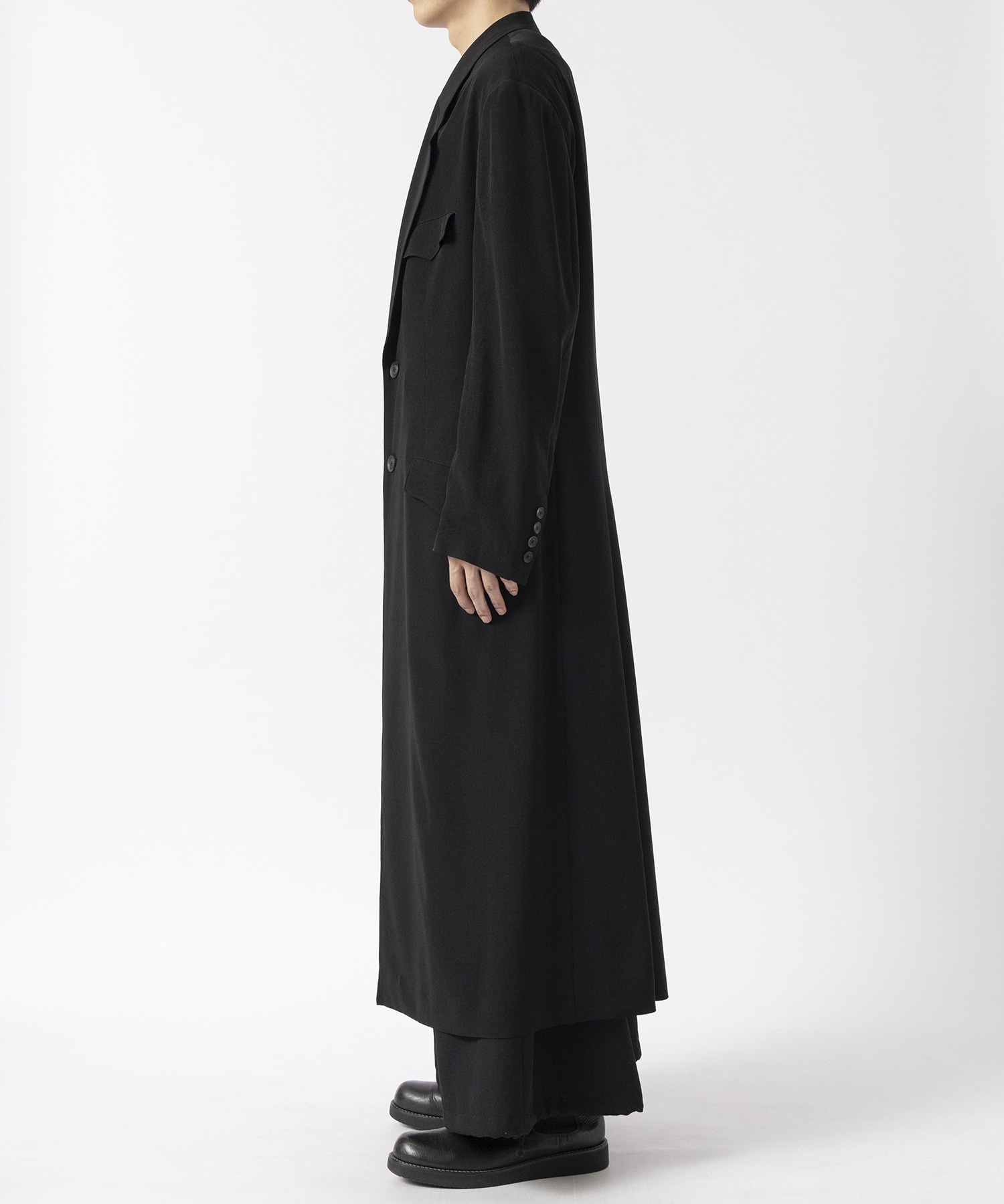 W-後フレアロングJKT Yohji Yamamoto