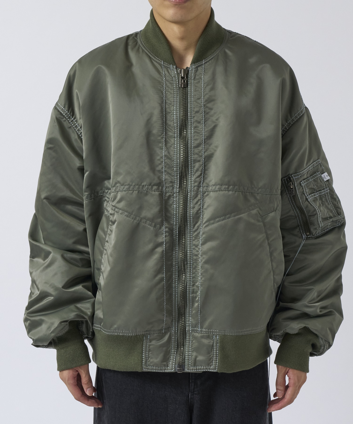 HEAVY STITCH MA-1 JACKET