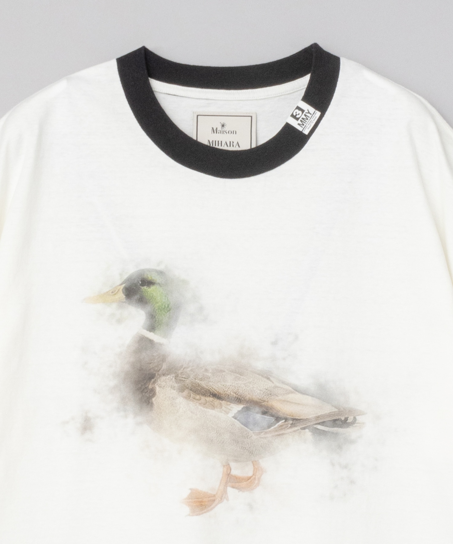 DUCK PRINTED TEE Maison MIHARA YASUHIRO