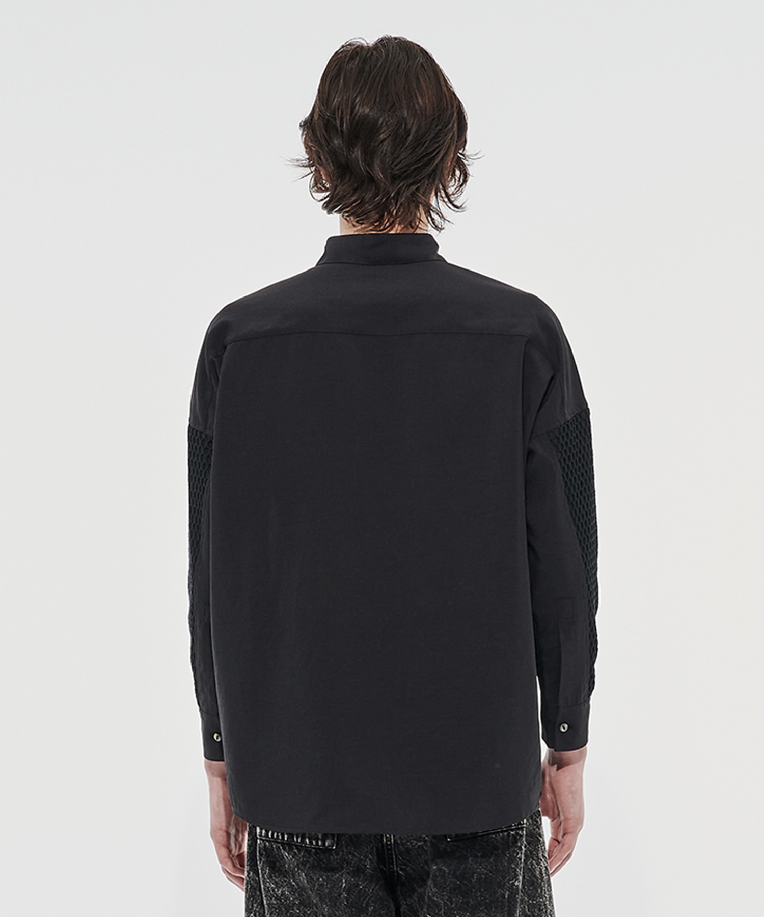 MESH SLEEVE SHIRTS SHAREEF