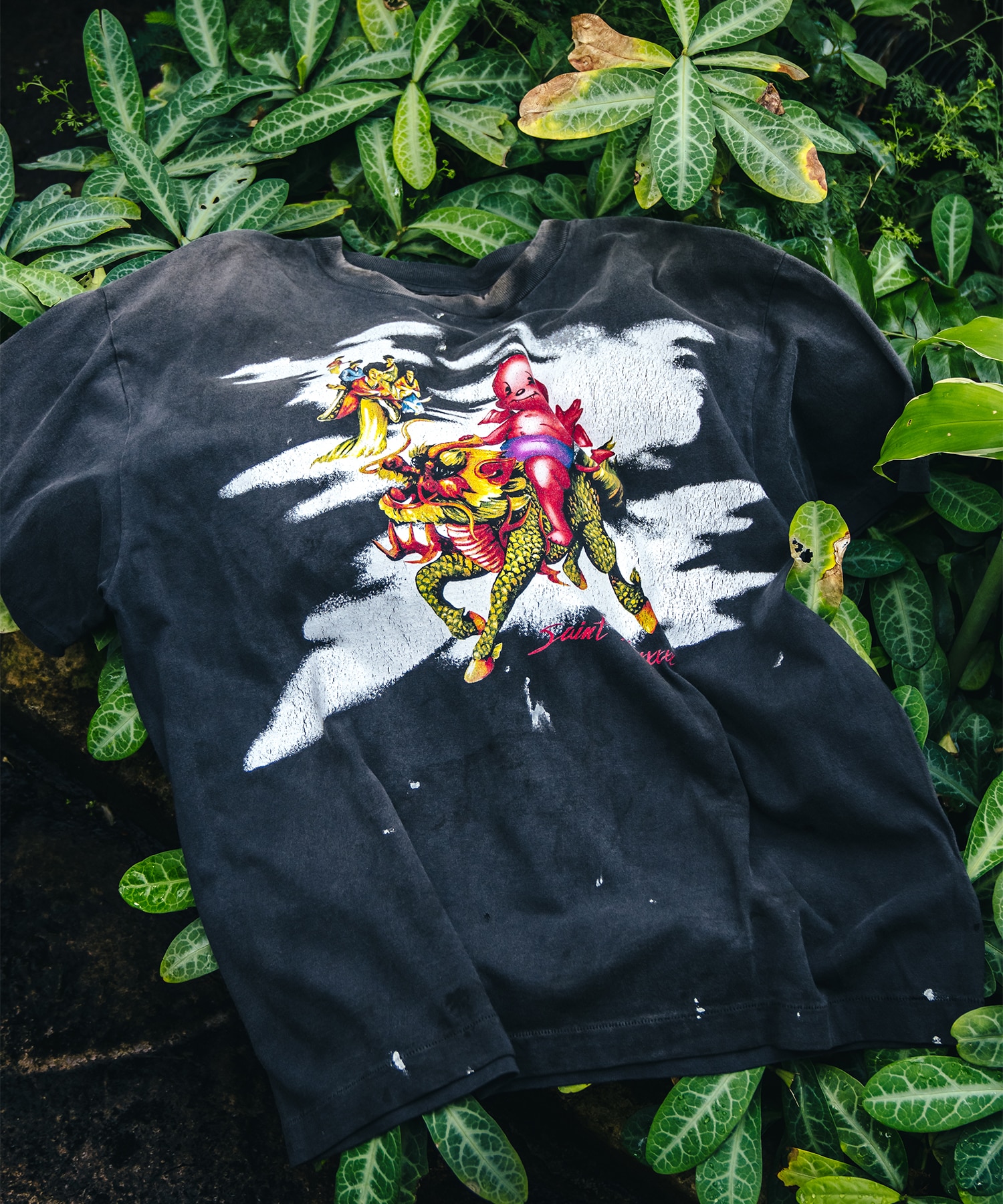 SM-HR8-0000-017/SS TEE/DAMAGED SAINT M××××××
