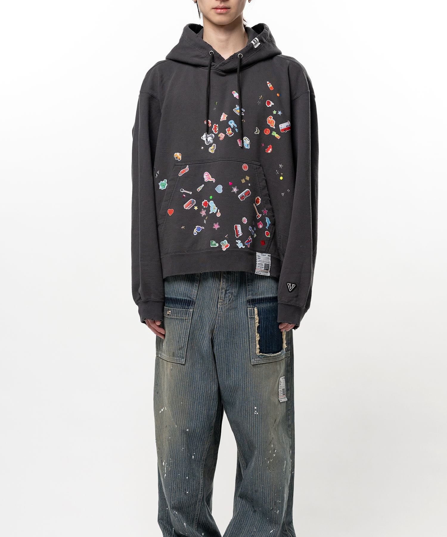 KIDS STICKER HOODIE Maison MIHARA YASUHIRO