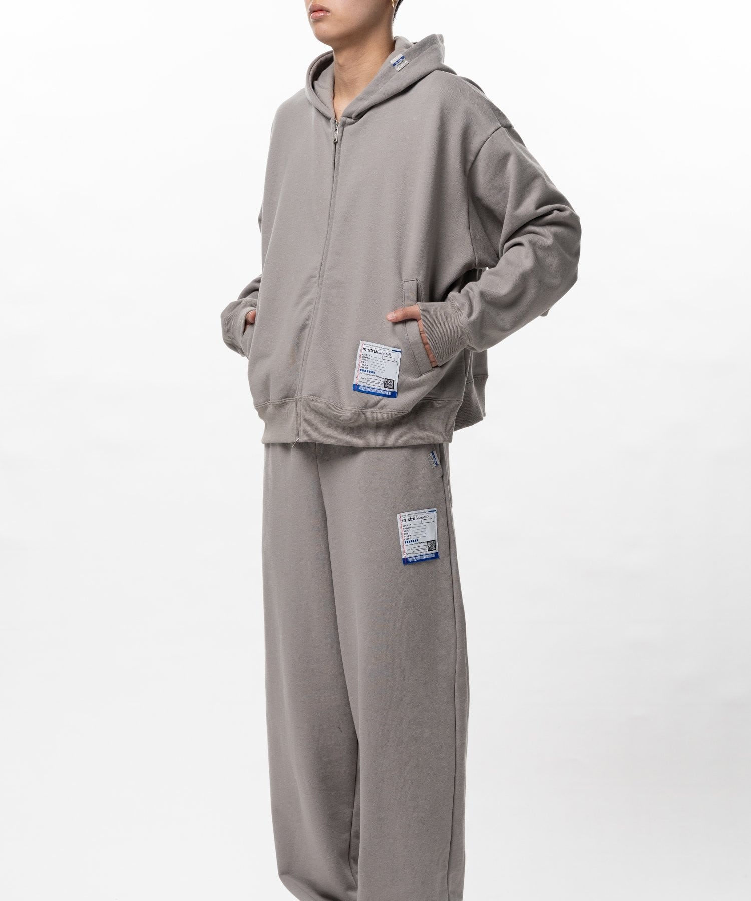 HEAVY WEIGHT FRENCH TERRY ZIP PARKA in・stru(men-tal)