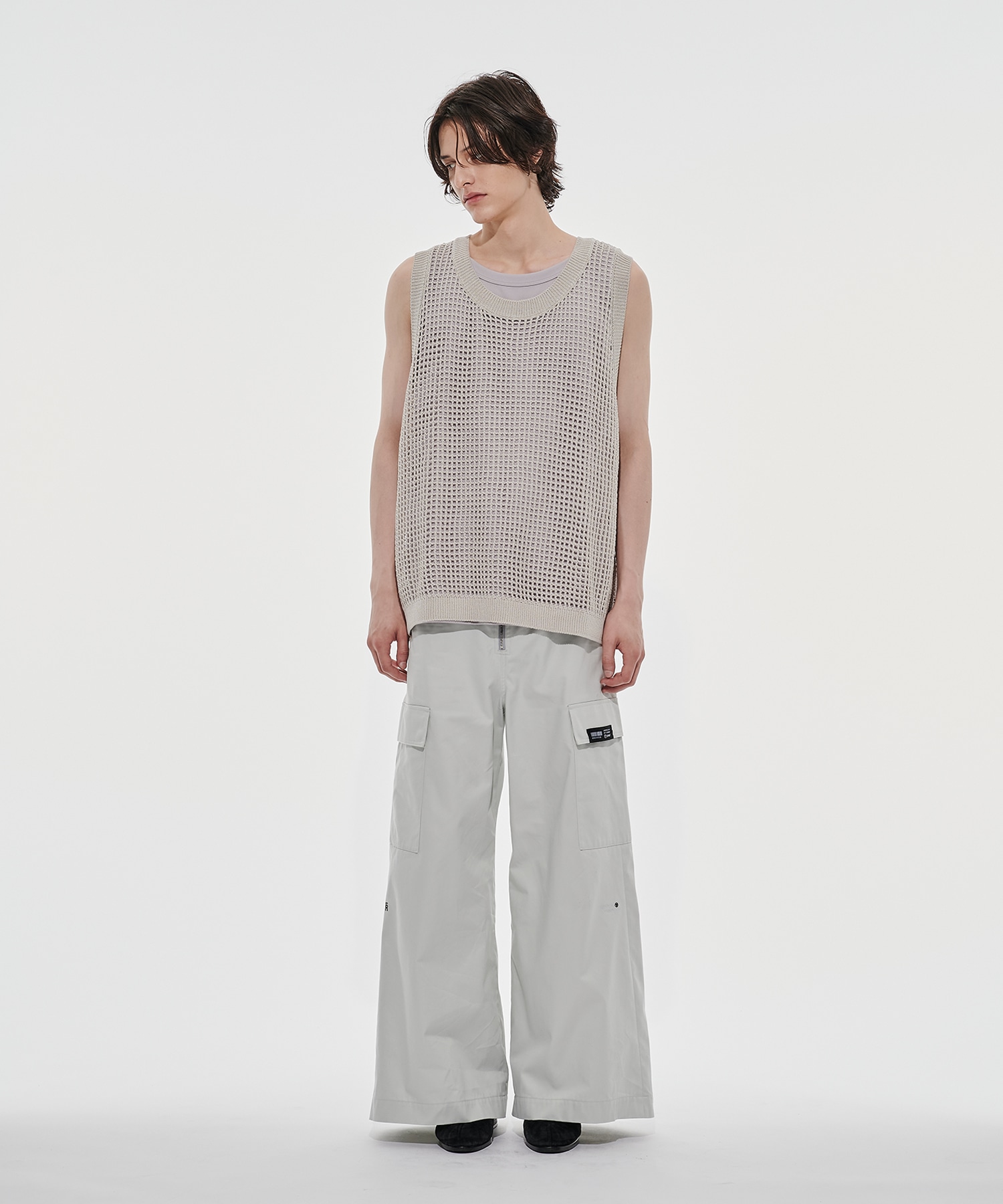 MESH LAYERED TANK TOP SHAREEF