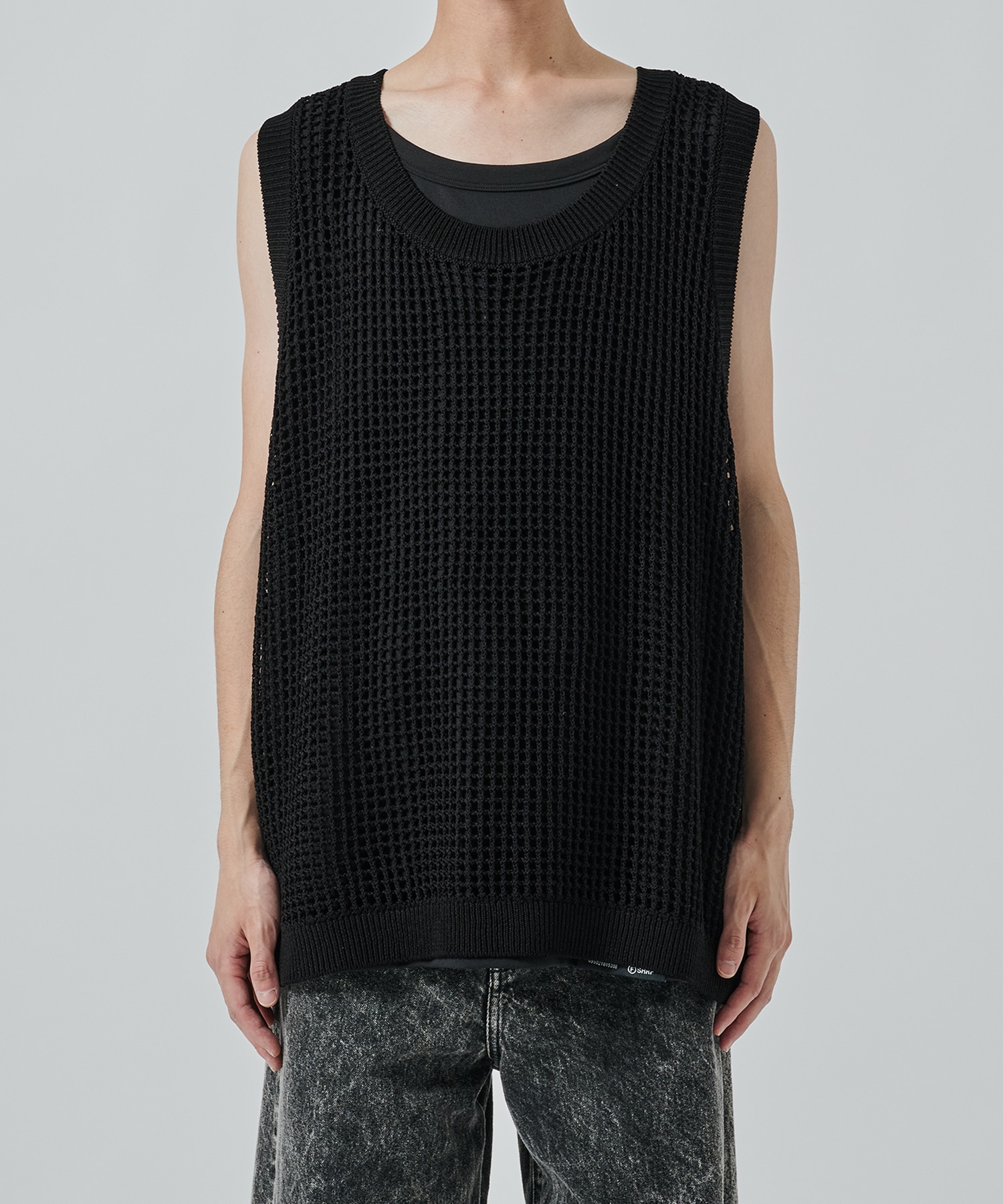 MESH LAYERED TANK TOP SHAREEF