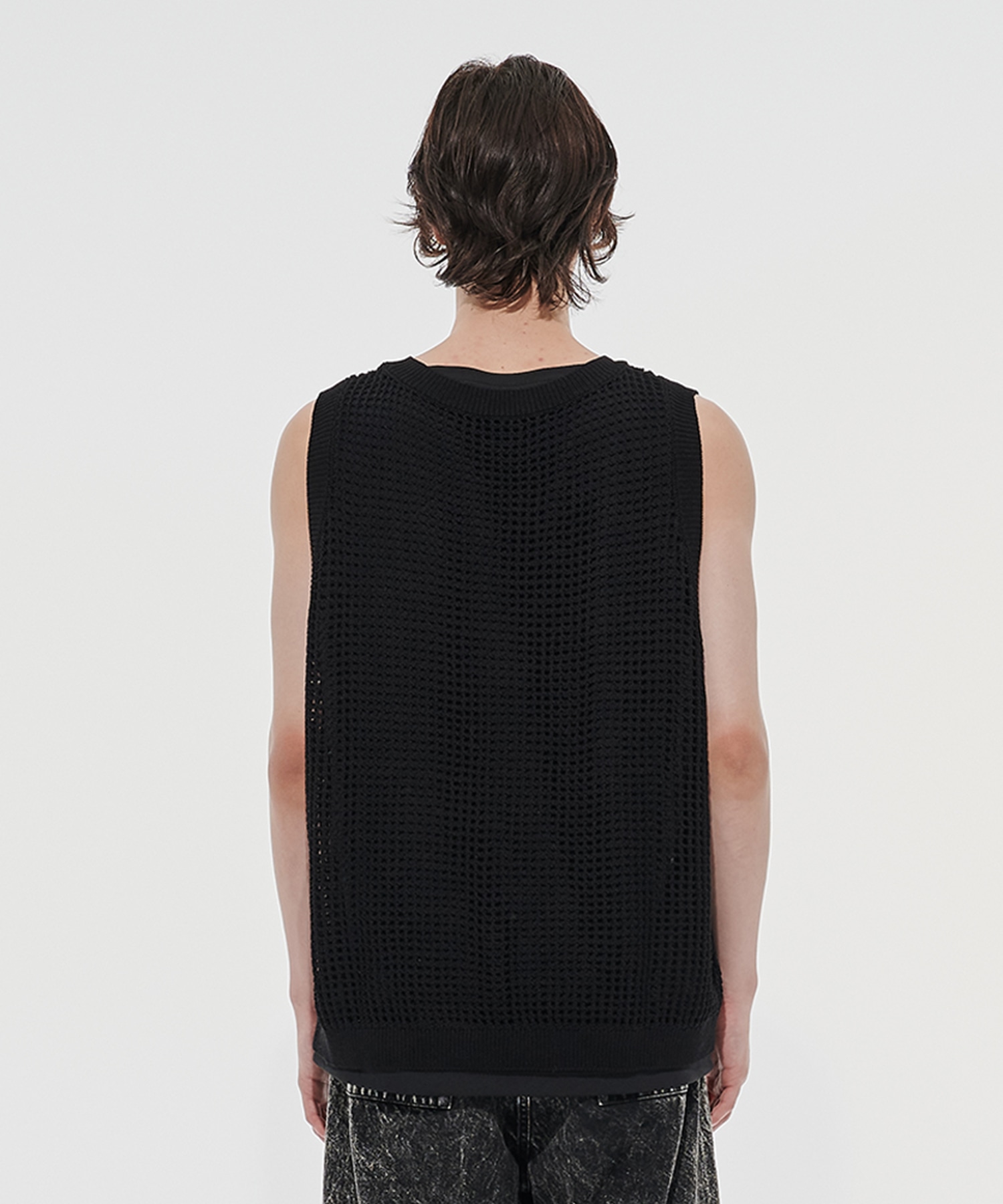 MESH LAYERED TANK TOP SHAREEF