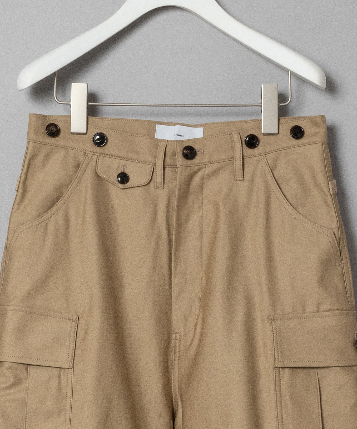 ZIP CARGO TROUSERS SUGARHILL