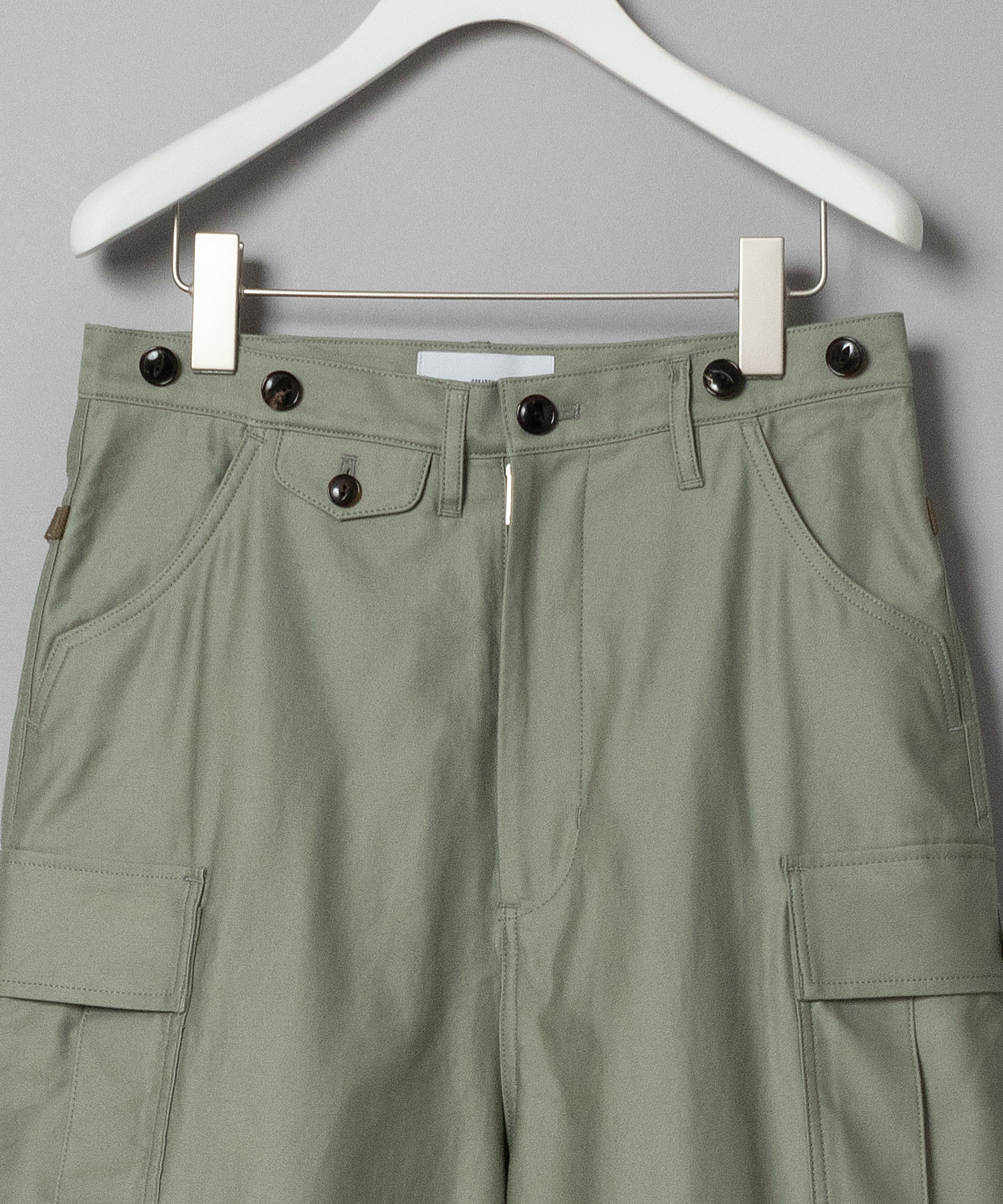 ZIP CARGO TROUSERS SUGARHILL