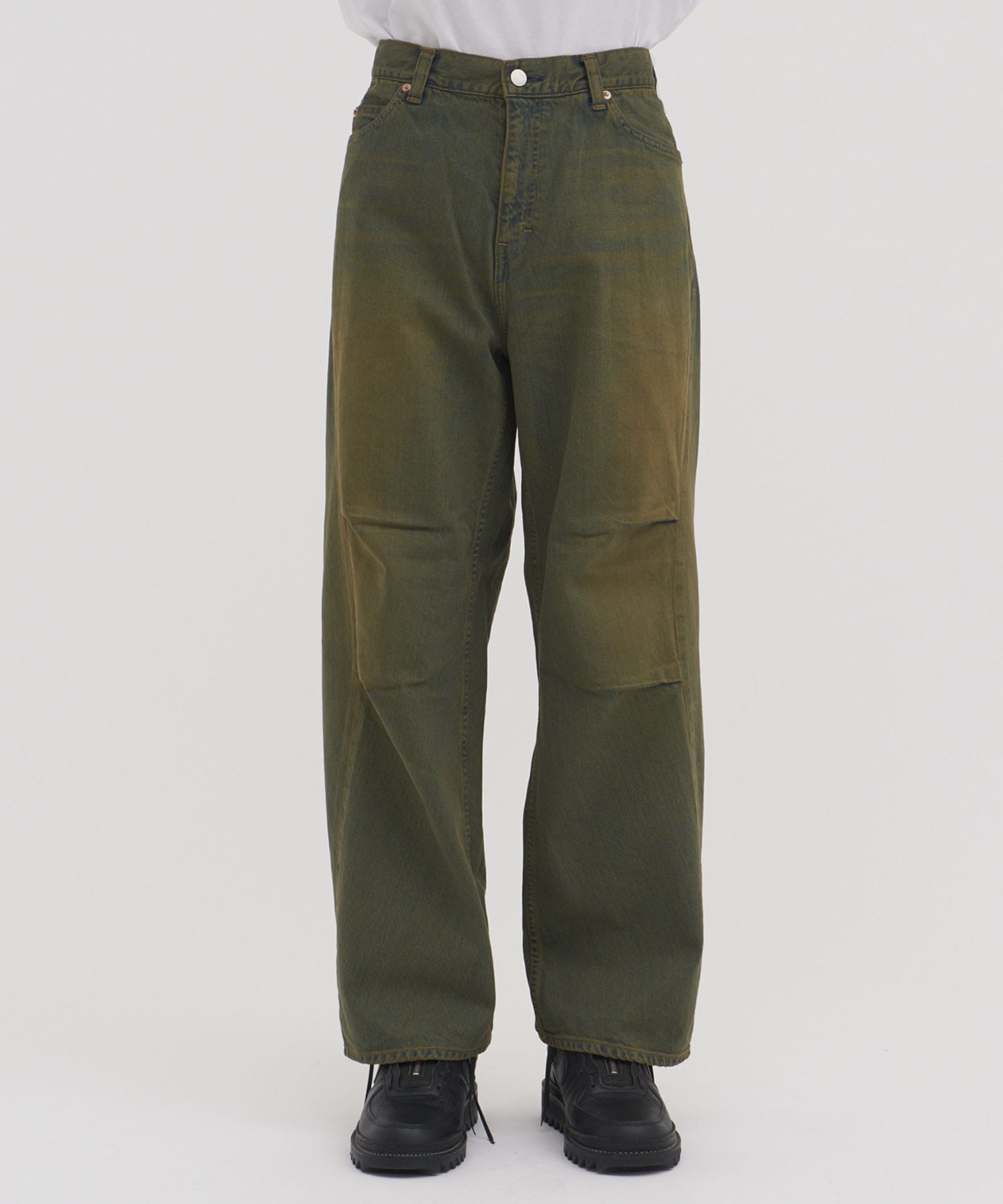 DRAPE OVER DENIM PANTS JieDa