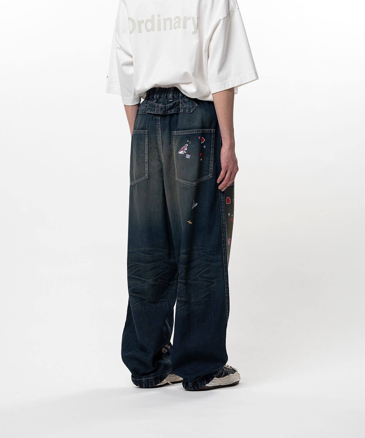 BAKER JEANS w STICKER Maison MIHARA YASUHIRO