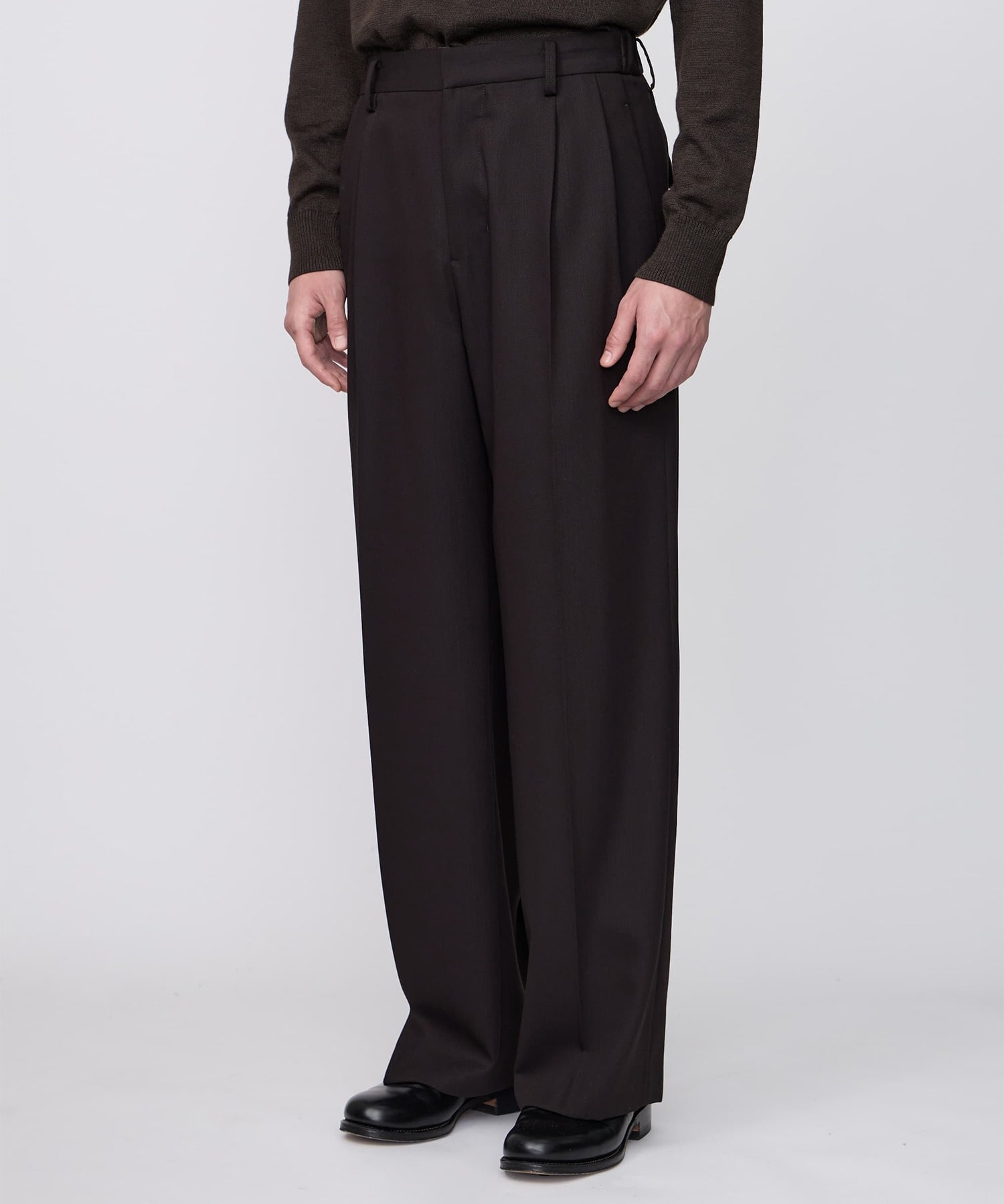 TWO TUCKS WIDE TROUSERS IRENISA