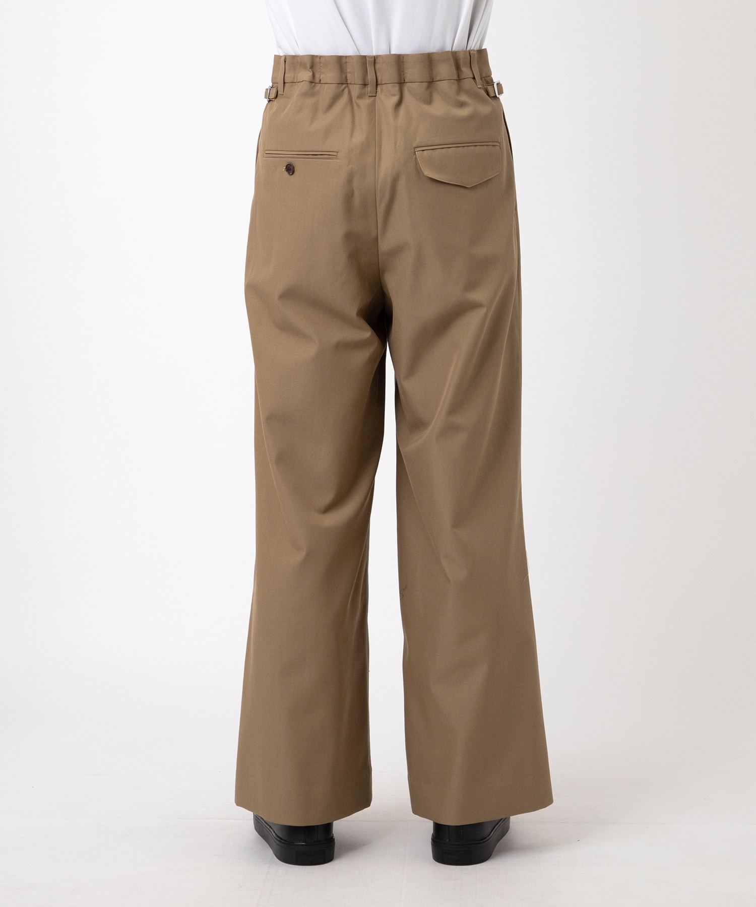 Cotton Wool Wide Trousers BED J.W. FORD