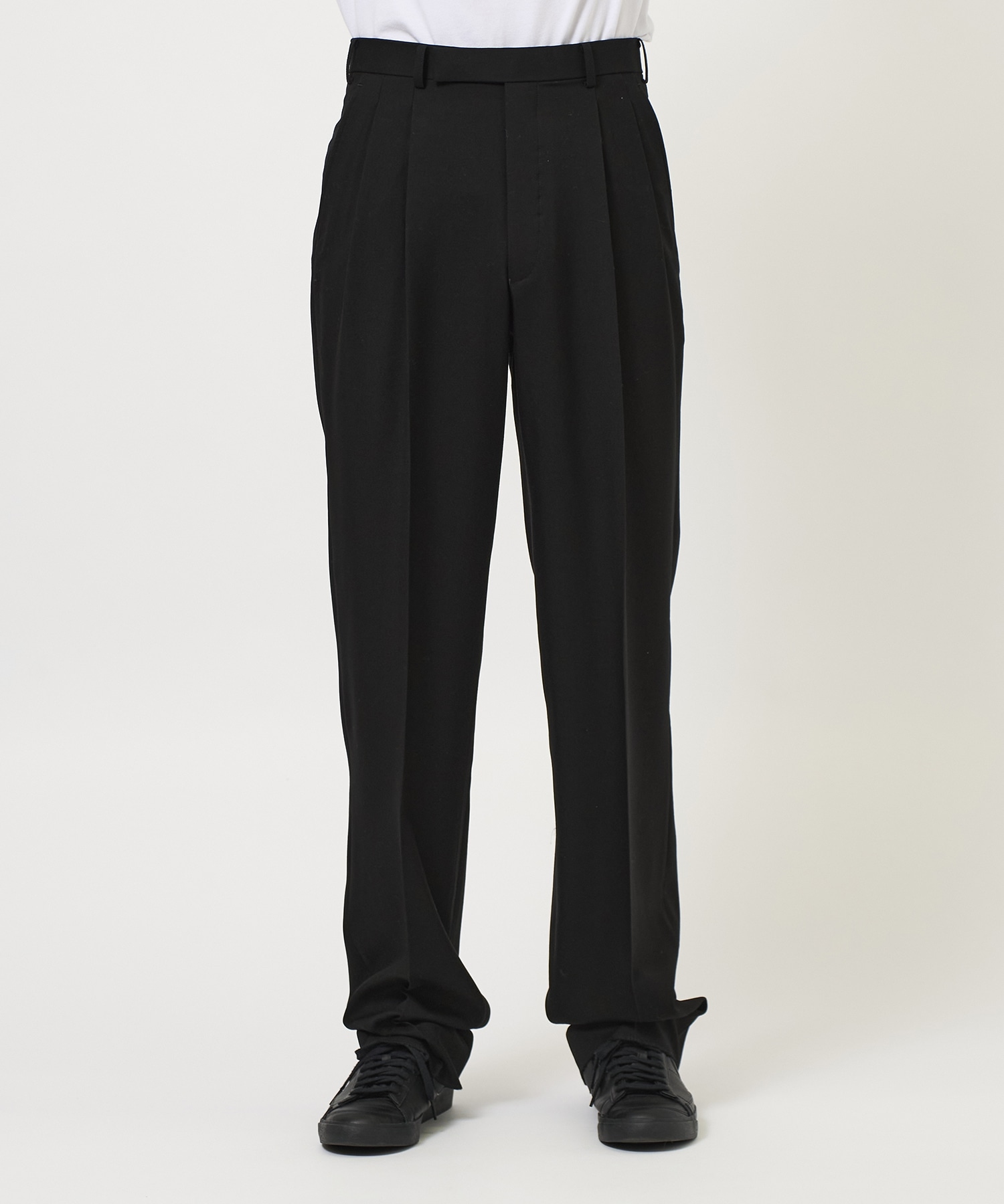 WOOL PLEATED TROUSERS JOHN LAWRENCE SULLIVAN