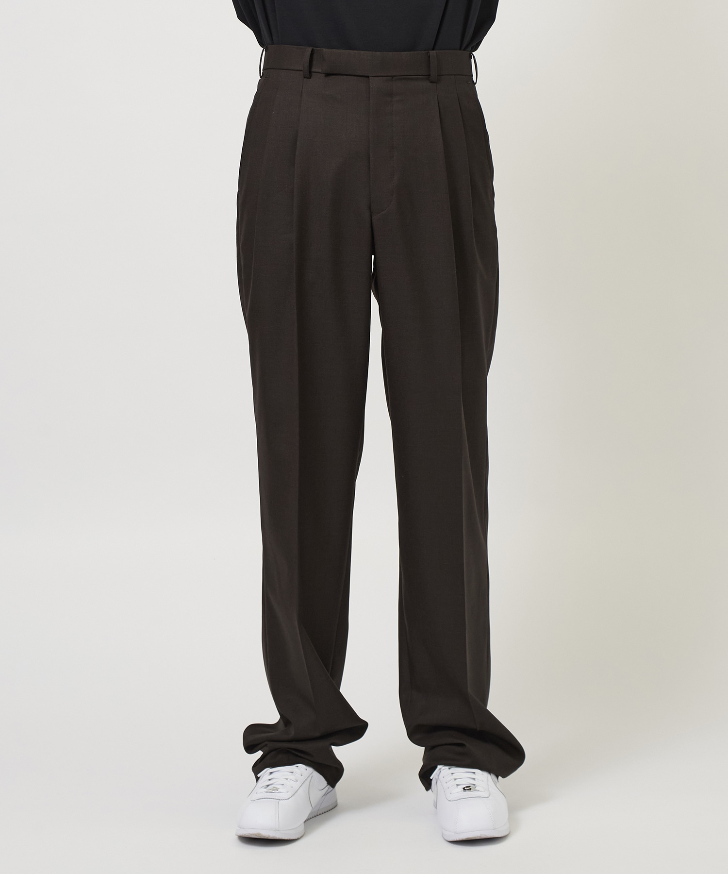 WOOL PLEATED TROUSERS JOHN LAWRENCE SULLIVAN