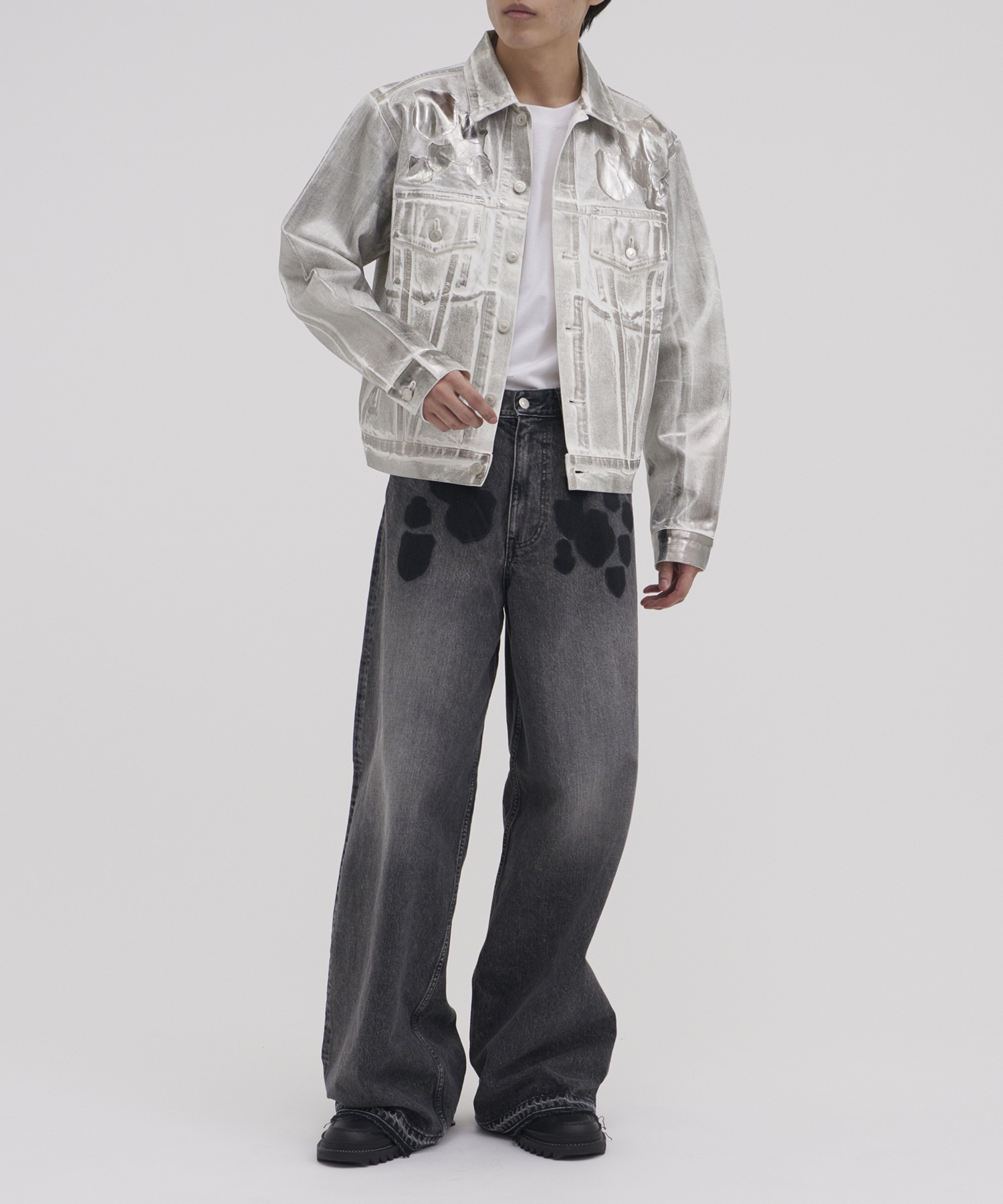 MASU BOYS EMBLEM DENIM JACKET MASU