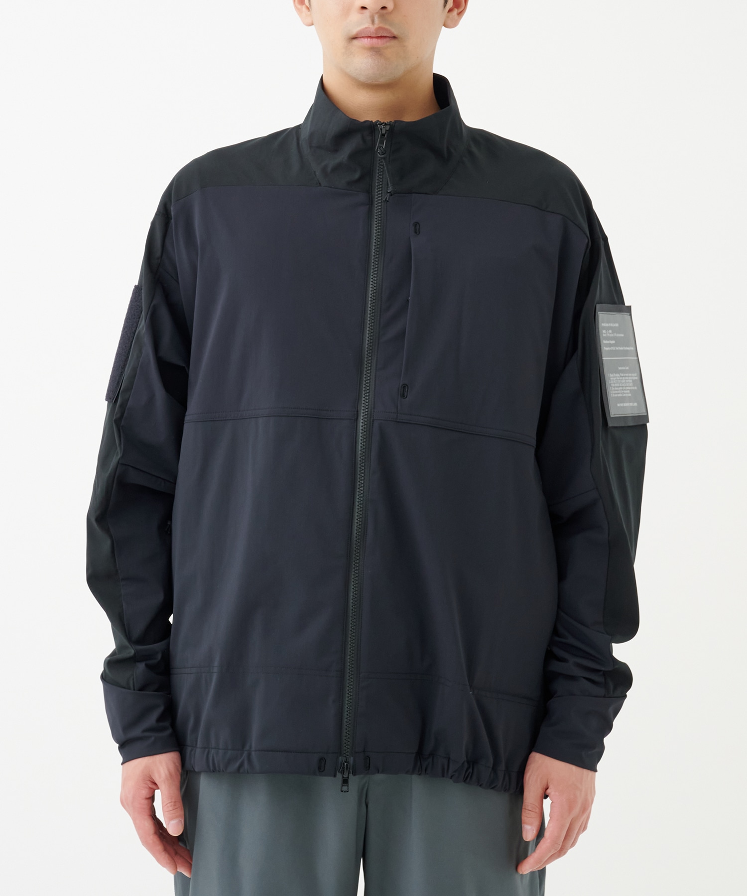 9251-BL05-012  STAND COLLAR BLOUSON N.HOOLYWOOD