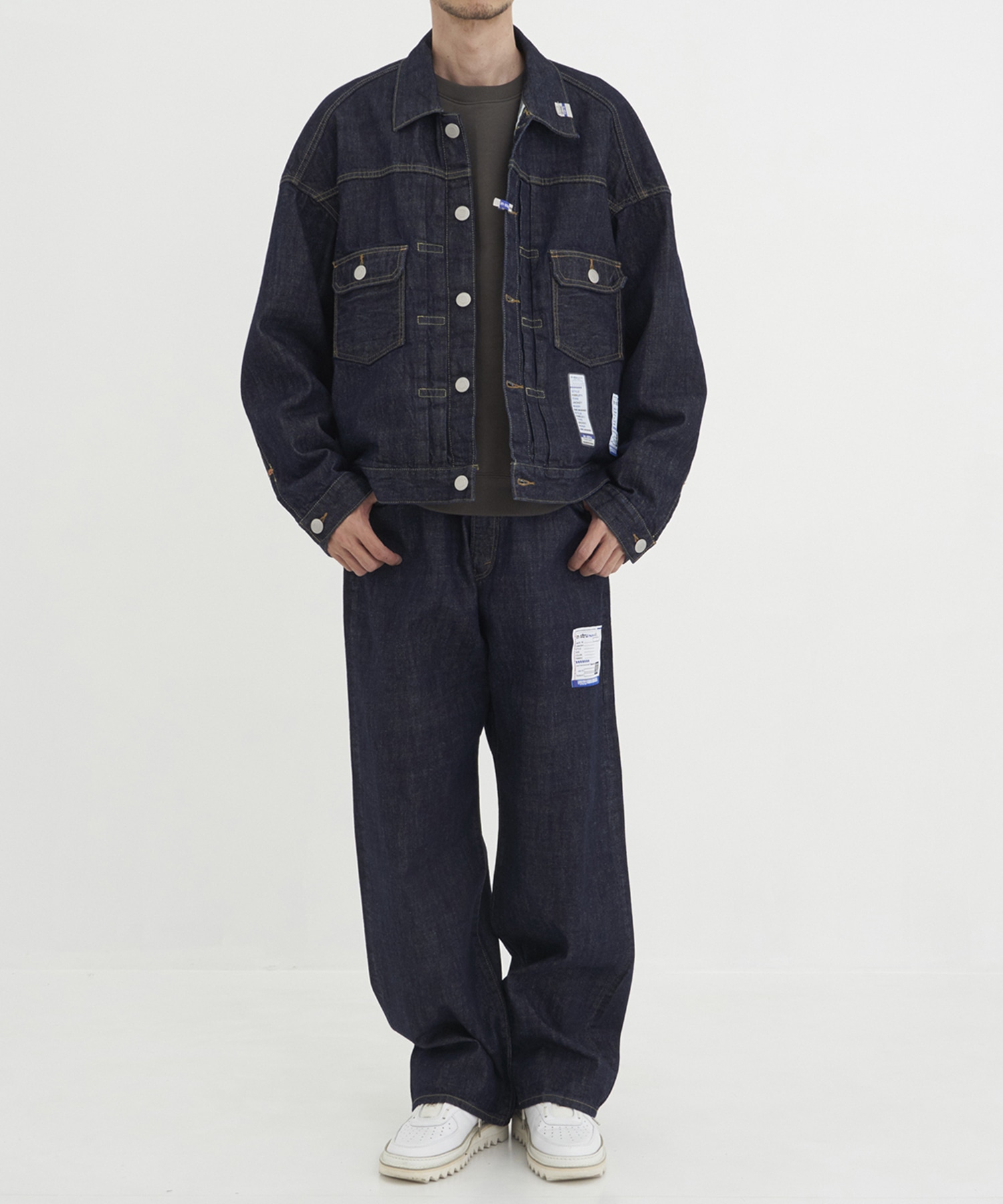 ONE WASHED SELVAGE DENIM JACKET in・stru(men-tal)